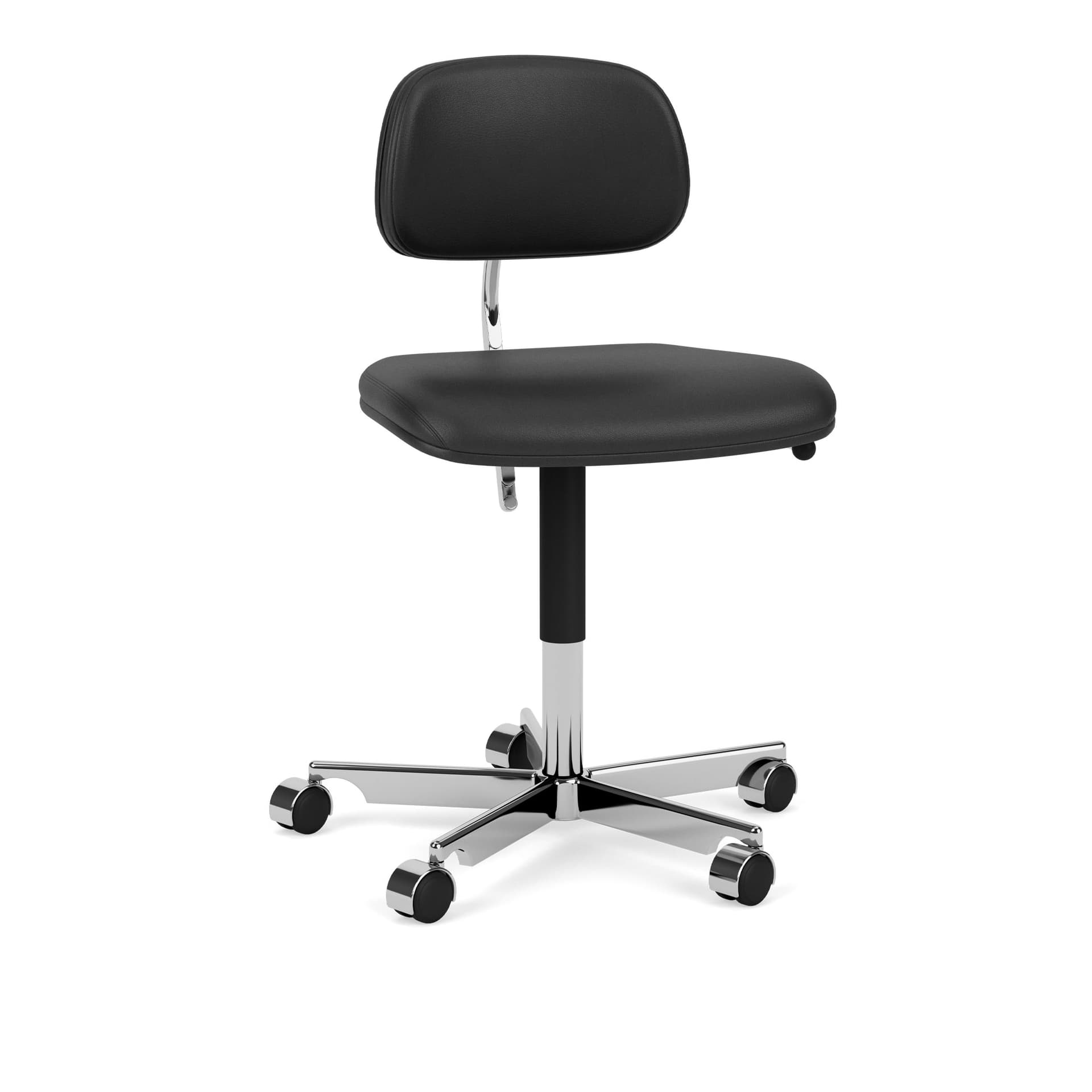 Montana - Kevi 2534U office chair - 41599-UltraLeatherBlack - Kontorstoler - Jørgen Rasmussen - Naturlig materiale/Metall
