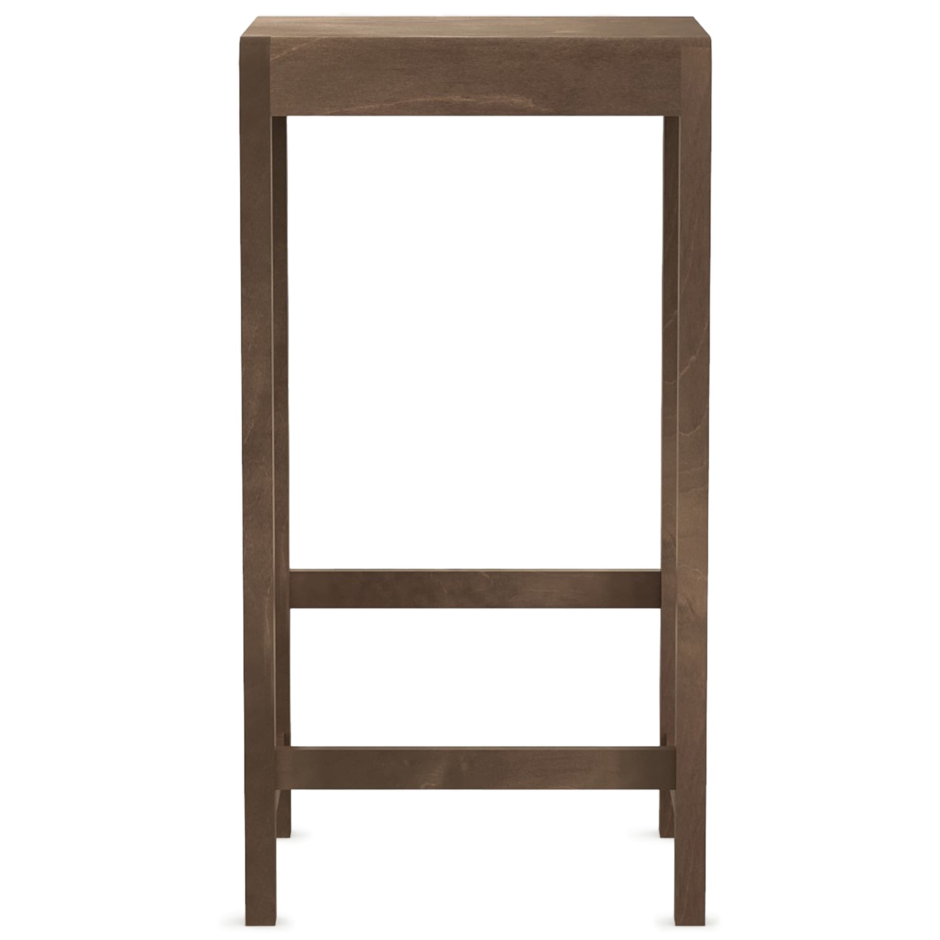 Frama - Stool 01 – Dark Brown Birch – H76 - Krakker - Frama Studio - Tre farget - Tre