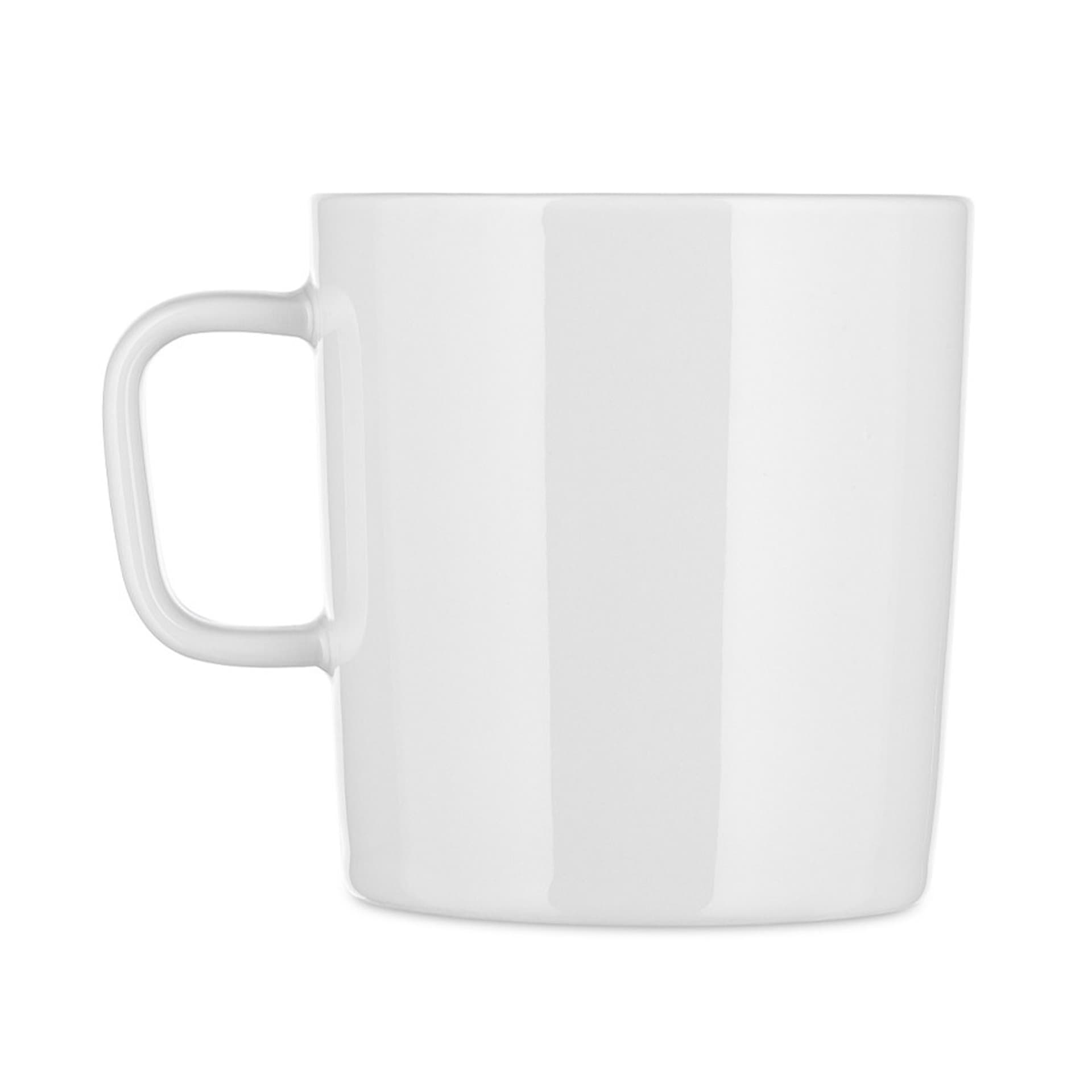 Alessi - PLATEBOWLCUP MUG Set of 4 - Kaffekopper - Jasper Morrison - Hvit - Porselen
