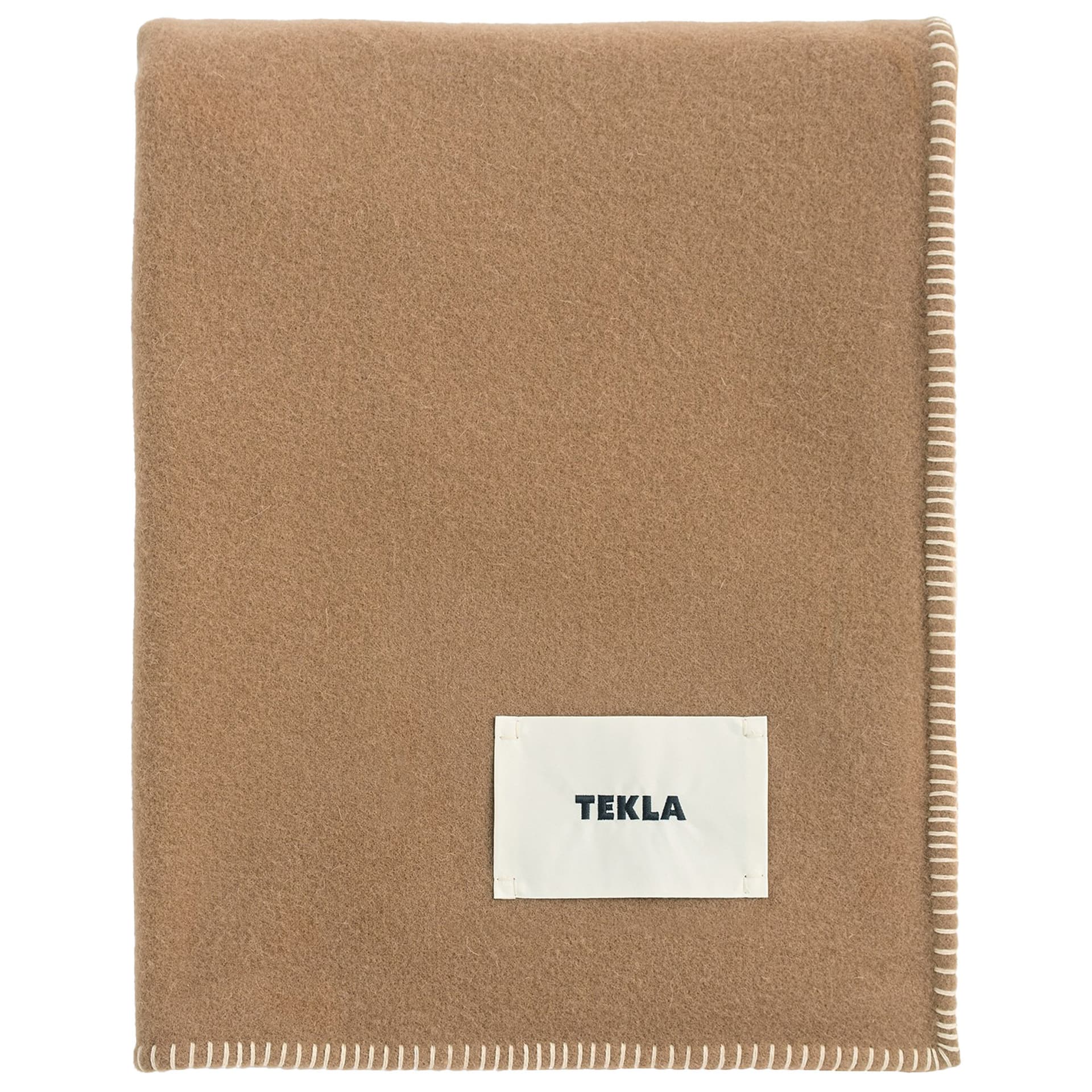 Tekla - Blanket Solid Oak - Pledd og tepper - Bronse - Bomull