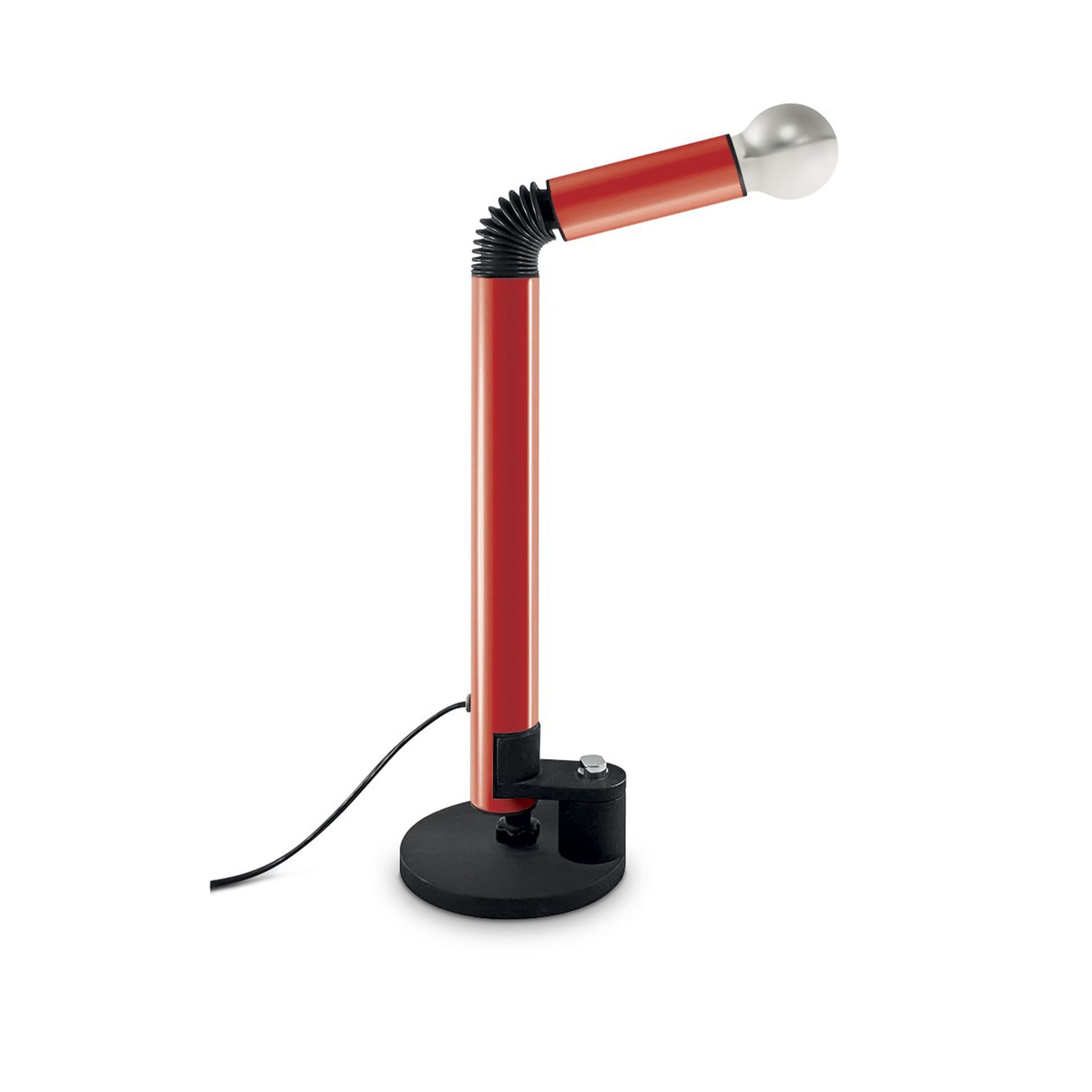 Stilnovo - Periscopio bordlampe, rød, høyde 68 cm, metall