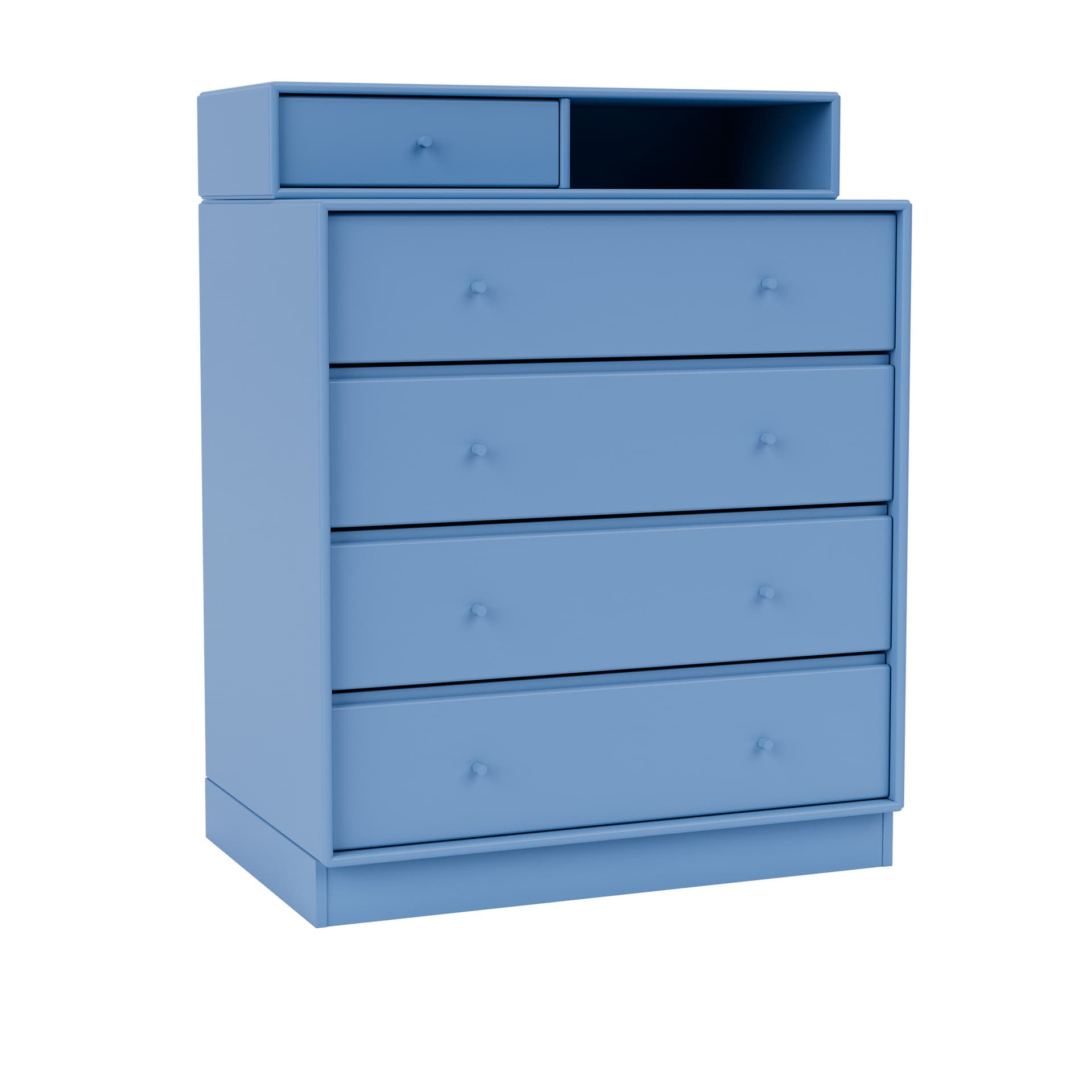 Montana - Keep Chest Of Drawers 154-Azure 07 Plinth 7 cm - Skjenker - Peter J. Lassen - Blå - Tre