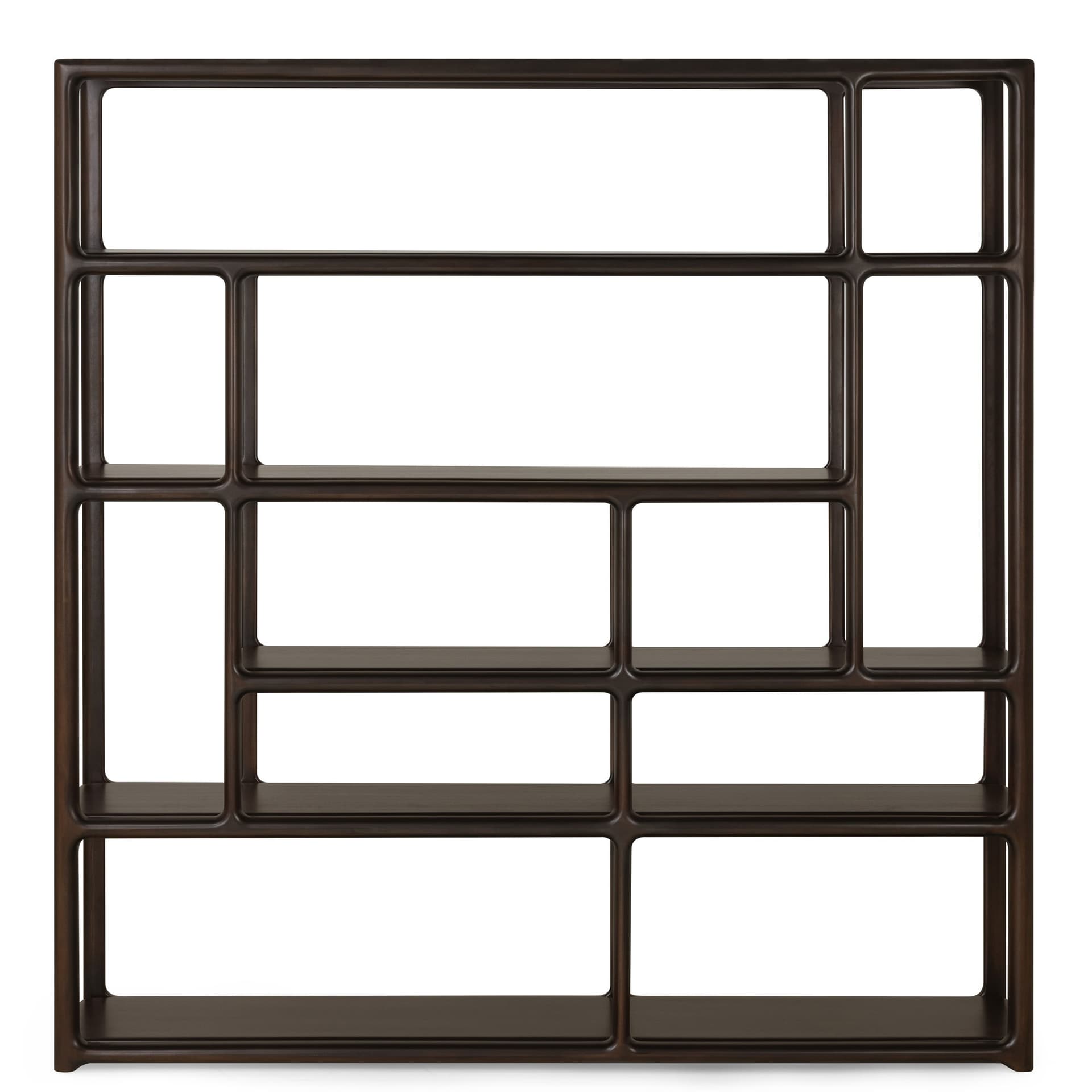 Ethnicraft - Eda hylle 181x41x188 cm mahogni rose brown - Hyller & Hyllesystemer - Brun - Tre