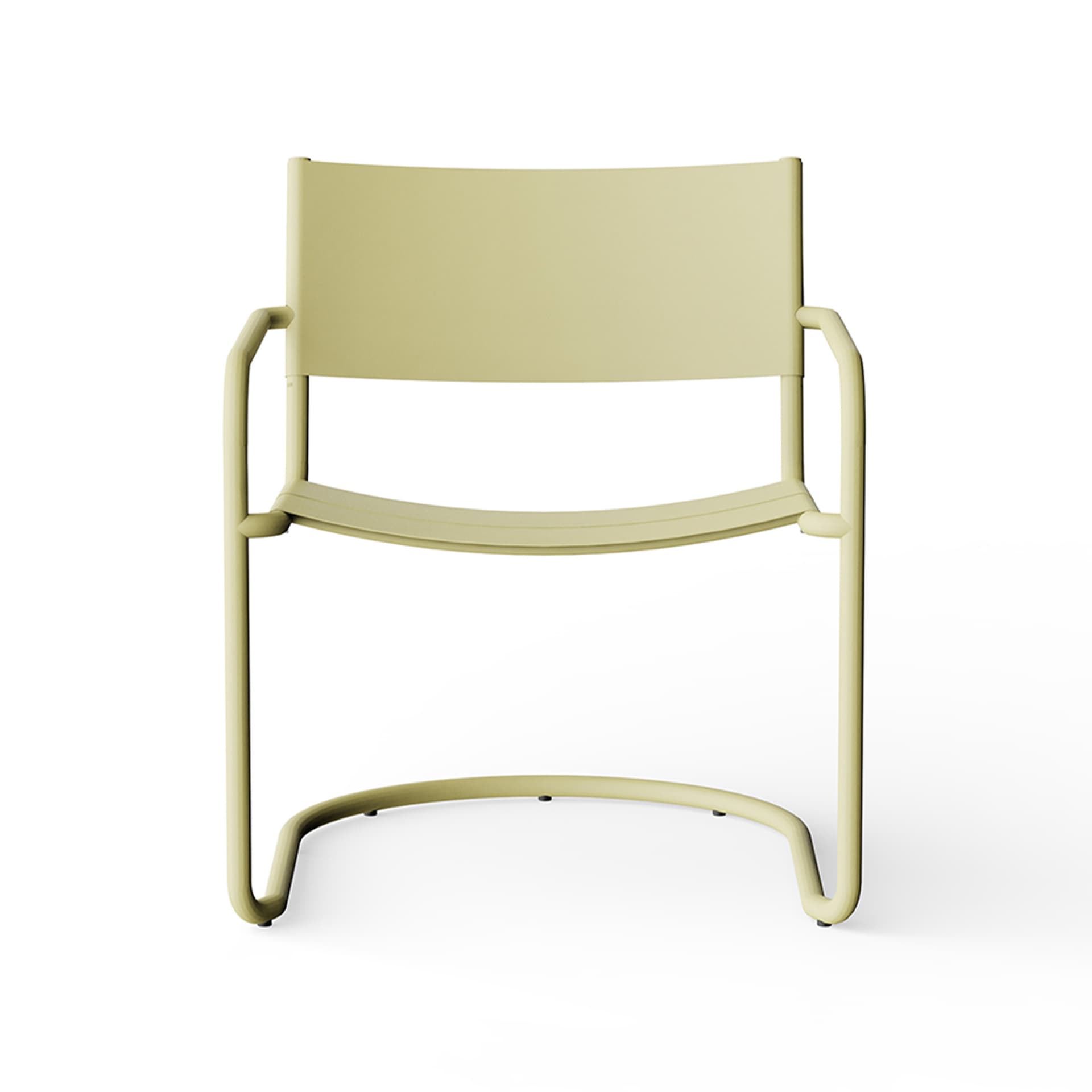 NINE - Sine - Lounge Chair Yellow - Utendørs lenestoler - Note Design Studio - Gul - Metall
