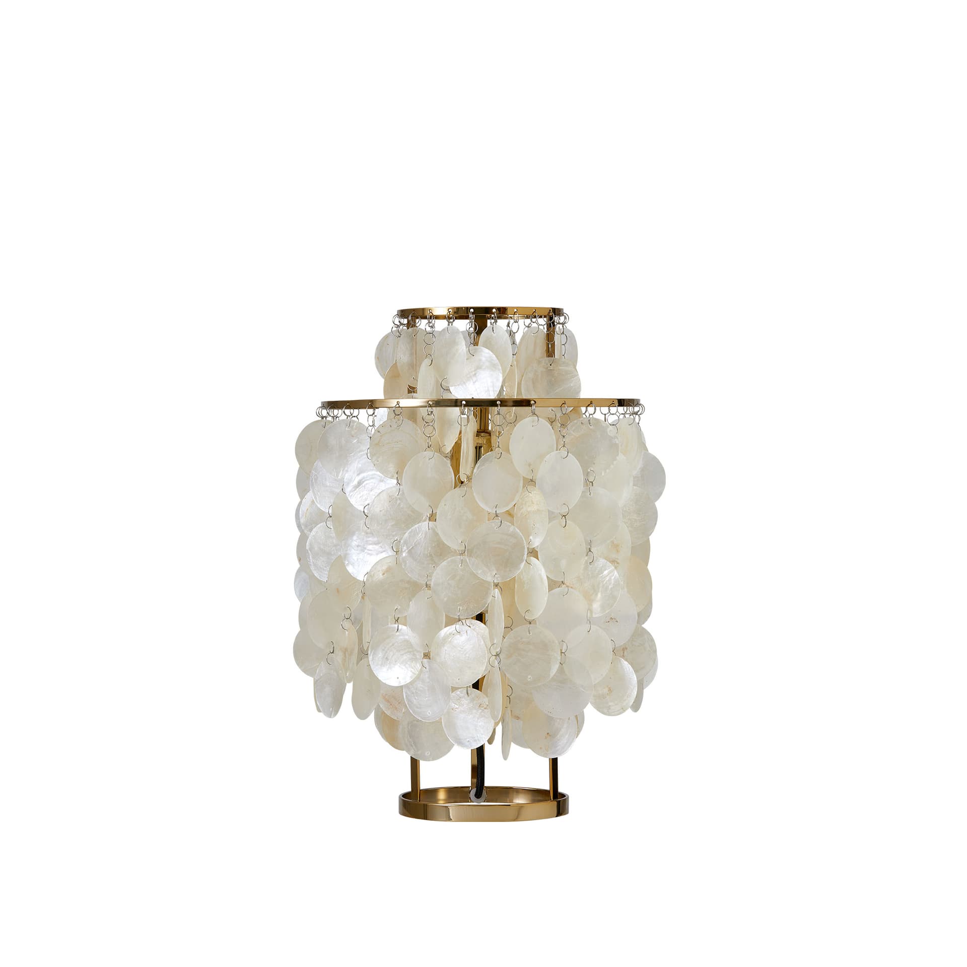 Verpan - Fun 2TM Brass Table Lamp - Bordlamper - Verner Panton - Gull,Beige