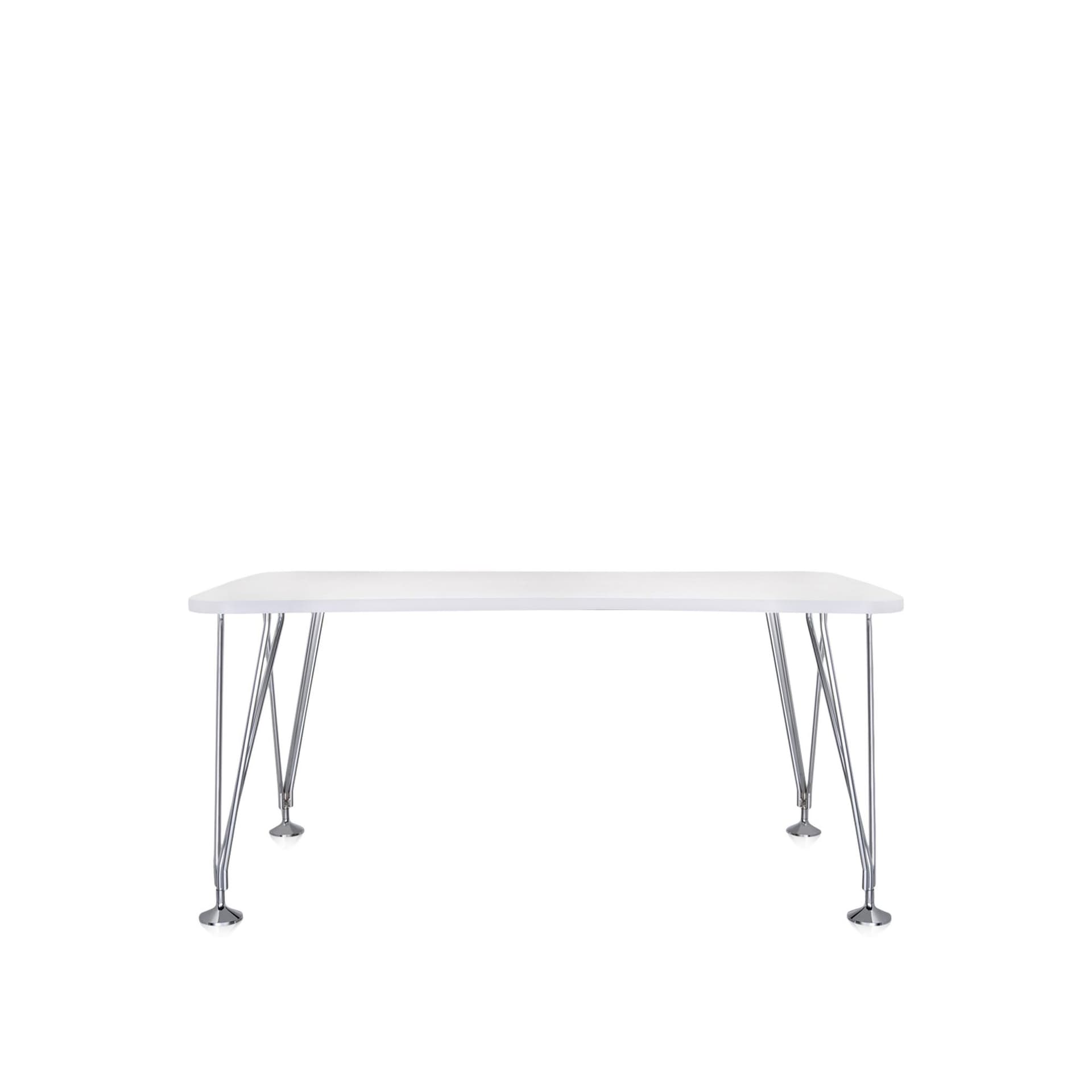 Kartell - Max Table 4516 160x80, White - Spisebord - Ferruccio Laviani - Hvit - Laminat/Metall