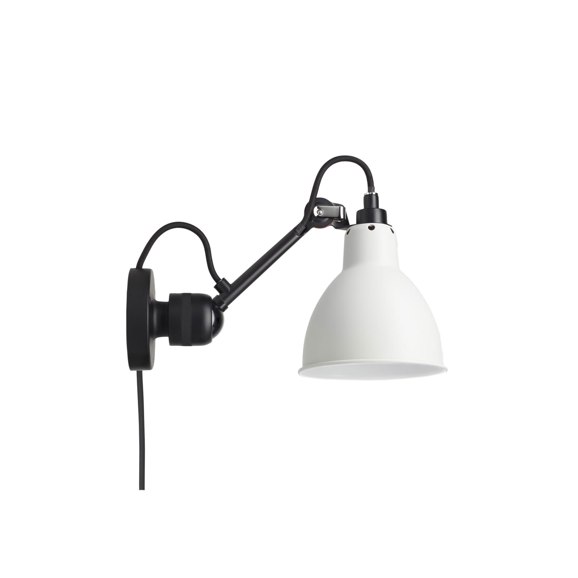 Lampe Gras - 304CA Vegglampe Svart/Hvit