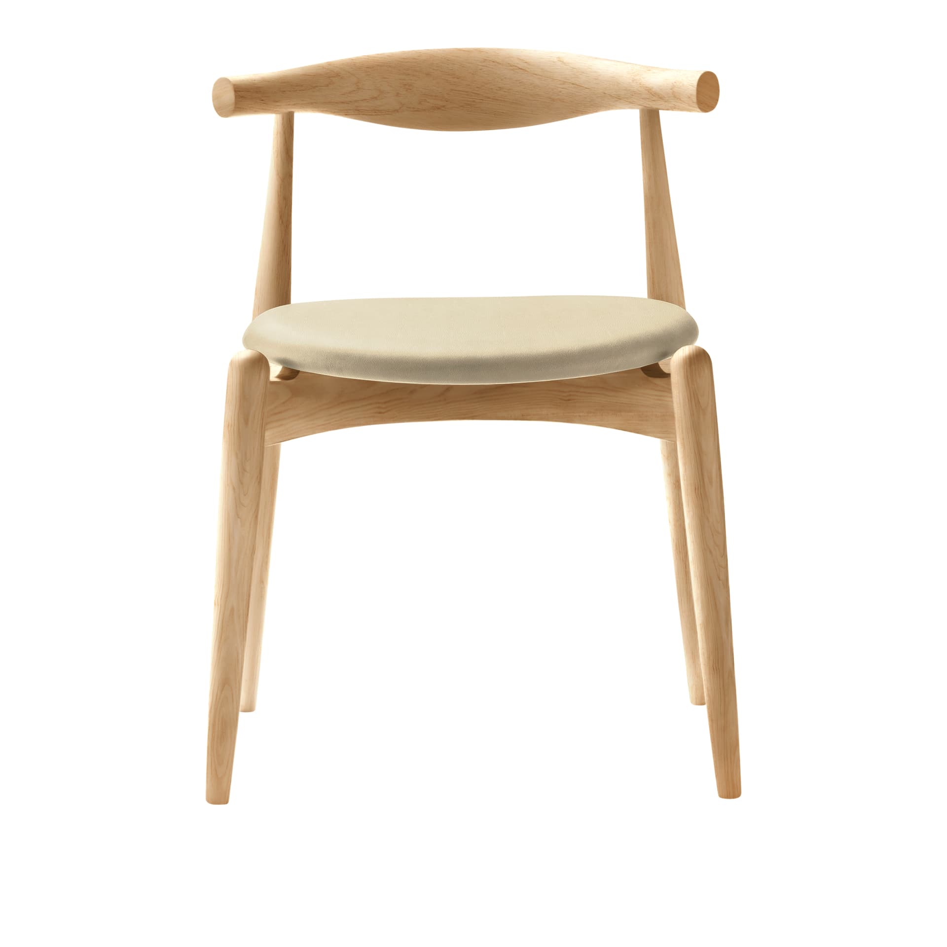 Carl Hansen - CH20, Klarlackad Ek, Lädergrupp B Thor - 300 - Spisestoler - Hans J. Wegner - Tre farget - Tre