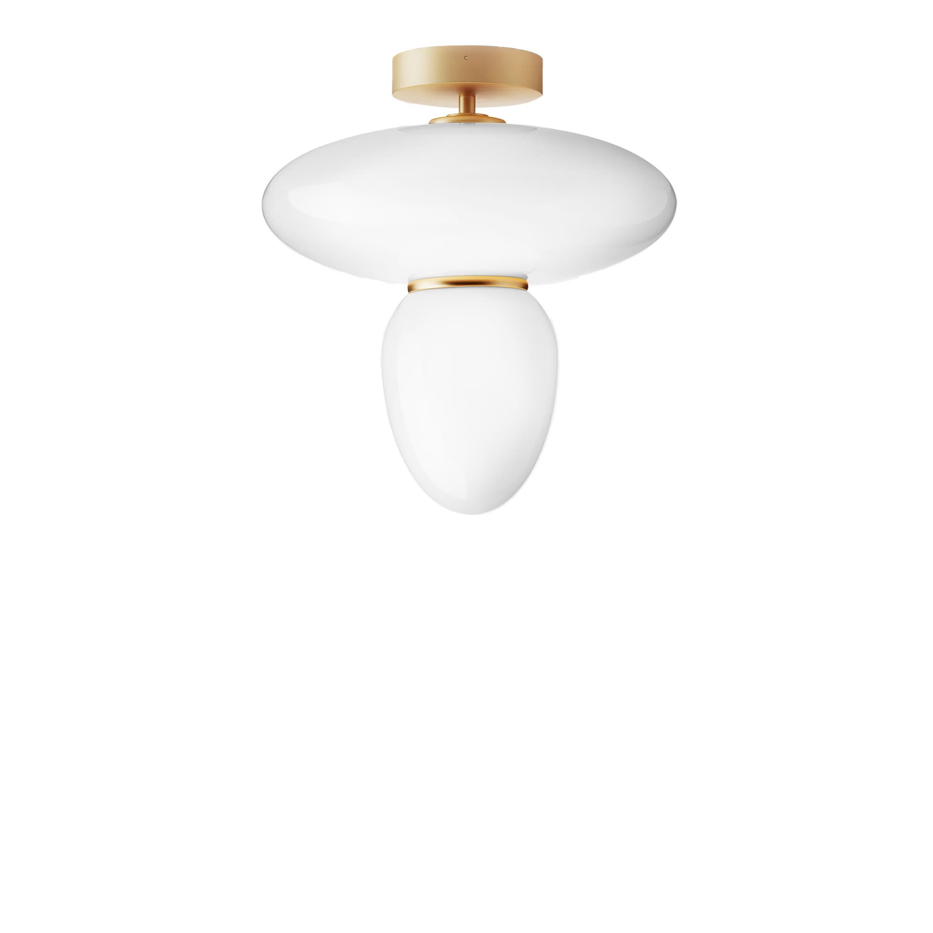 Nuura Aps - Rizzatto 42 Taklampe Opal/Satin Brass Nuura