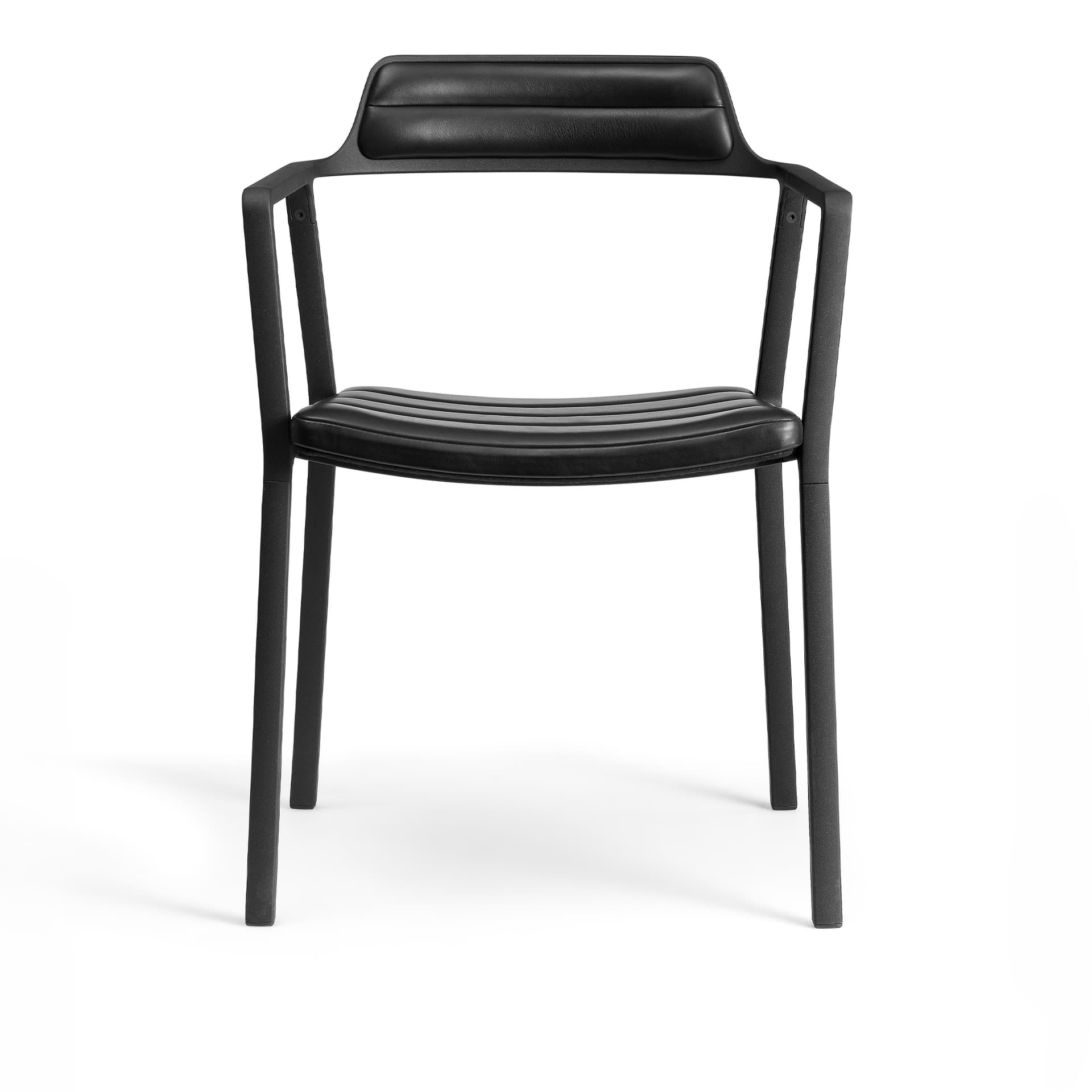 Vipp - Vipp451 matstol Svart 101 läder - Spisestoler - Svart
