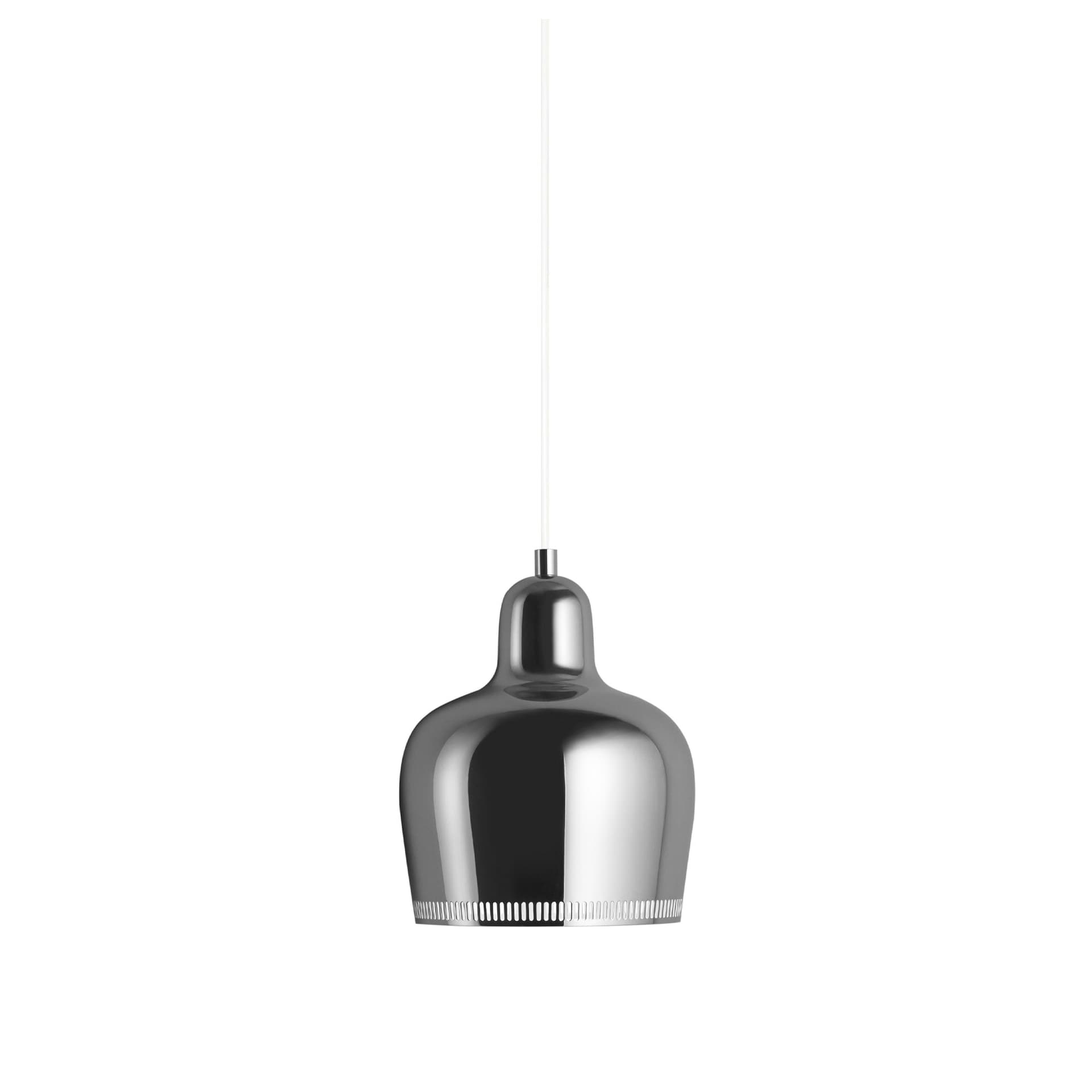 Artek - A330S Golden Bell pendellampe krom - Pendellamper - Alvar Aalto - Sølv - Metall