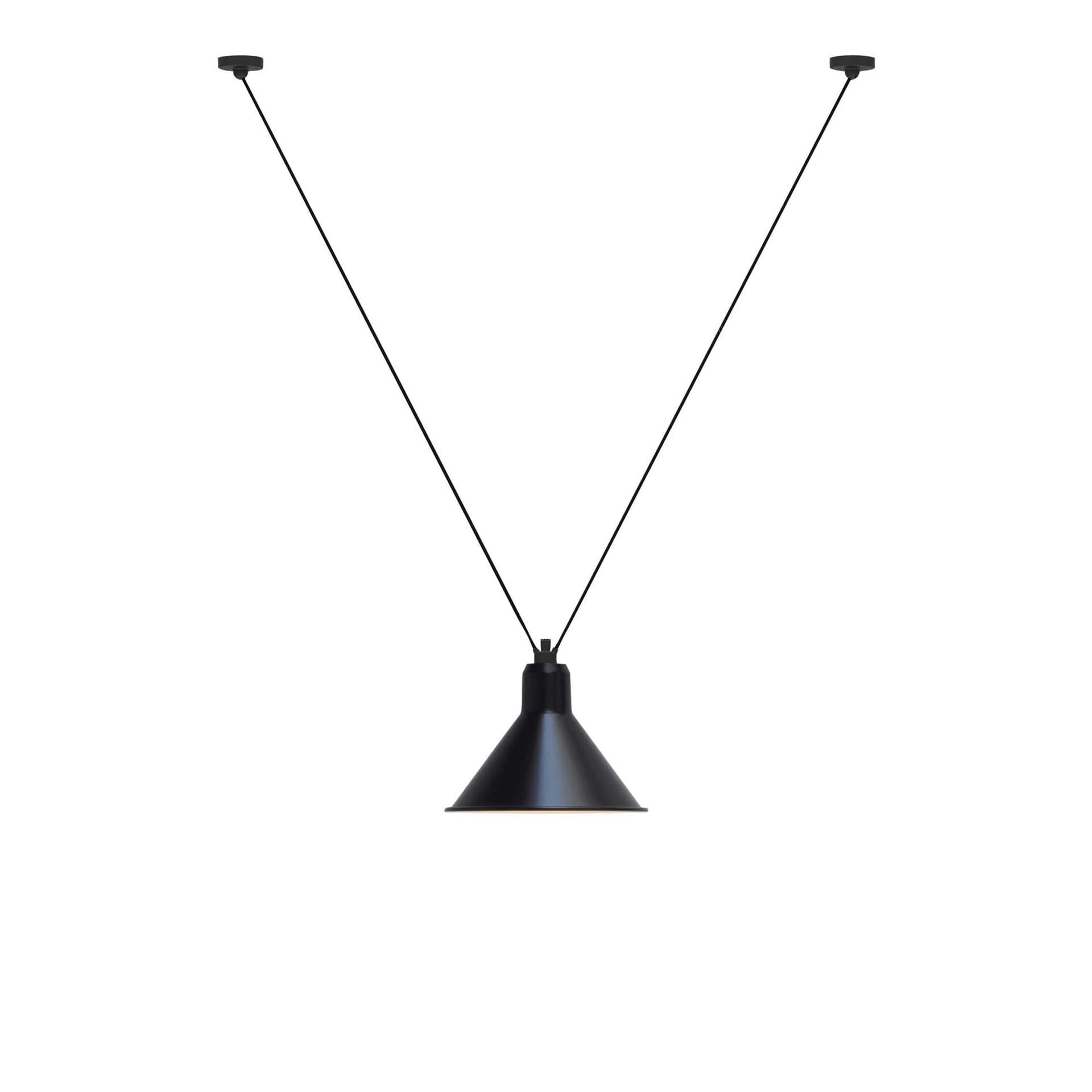 DCWéditions - Les Acrobates De Gras 323 XL Conic Black - Pendellamper - Bernard-Albin Gras - Svart