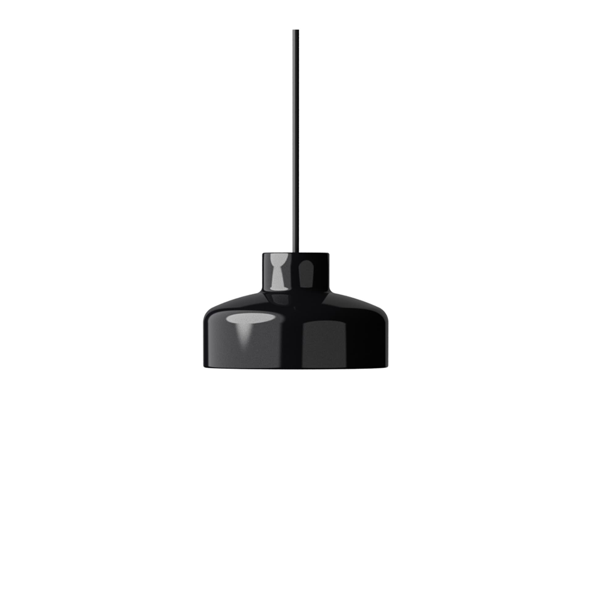 NINE - Lacquer - Pendant Small Black - Pendellamper - Keiji Takeuchi - Svart - Metall/Plast