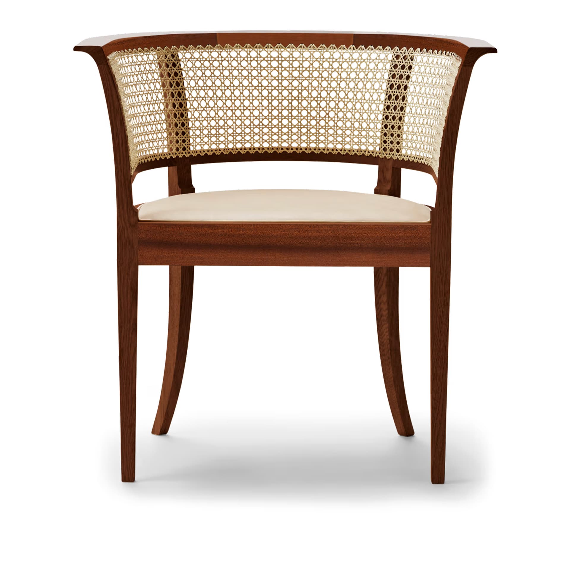 Carl Hansen - KK96620 The Faaborg Chair Mahogany Oil Sif 90 - Spisestoler - Kaare Klint - Tre farget - Tre