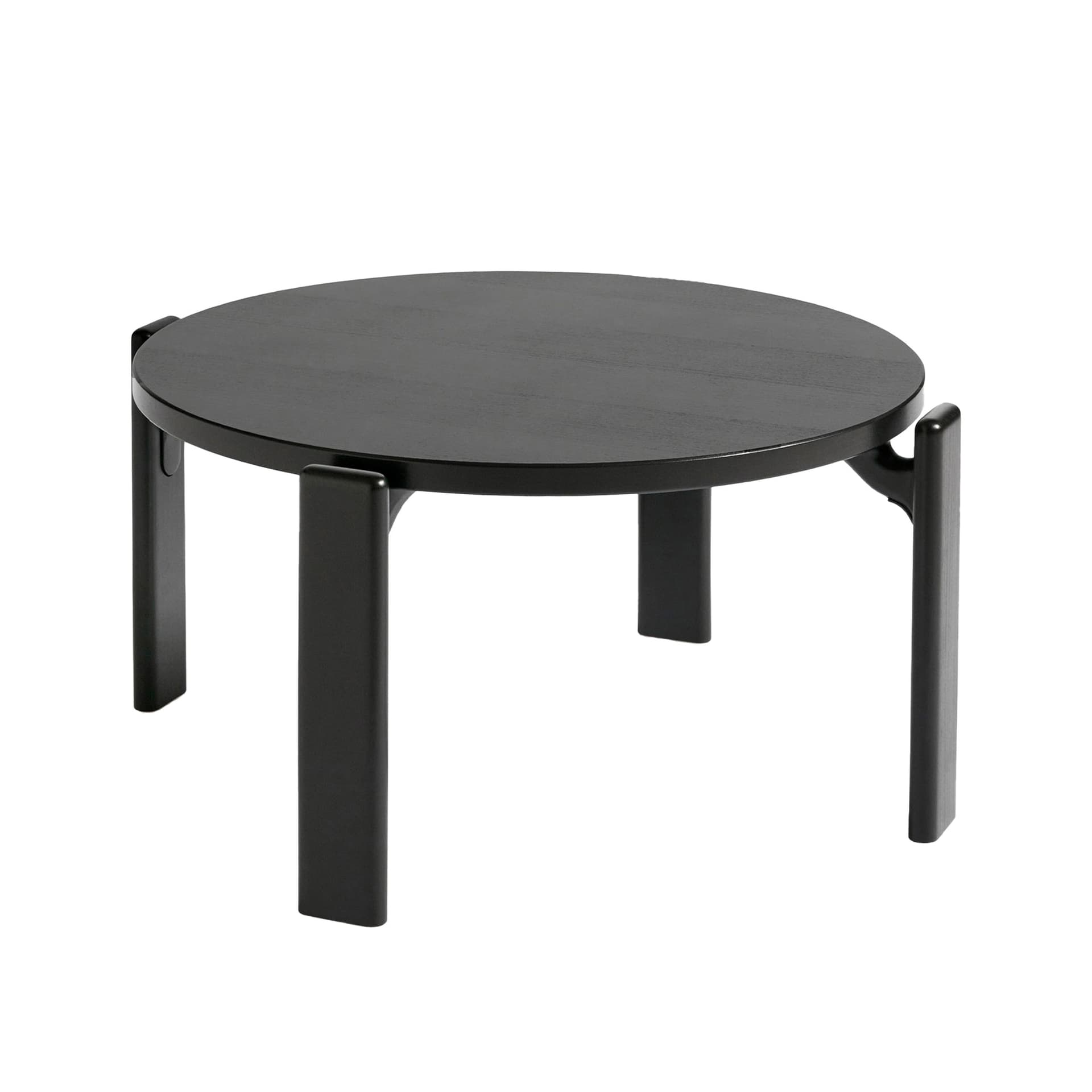 HAY - Rey Coffee Table, 66,5xH32 REY22, Deep black water-based lacquered beech - Sofabord - Bruno Rey - Svart - Tre