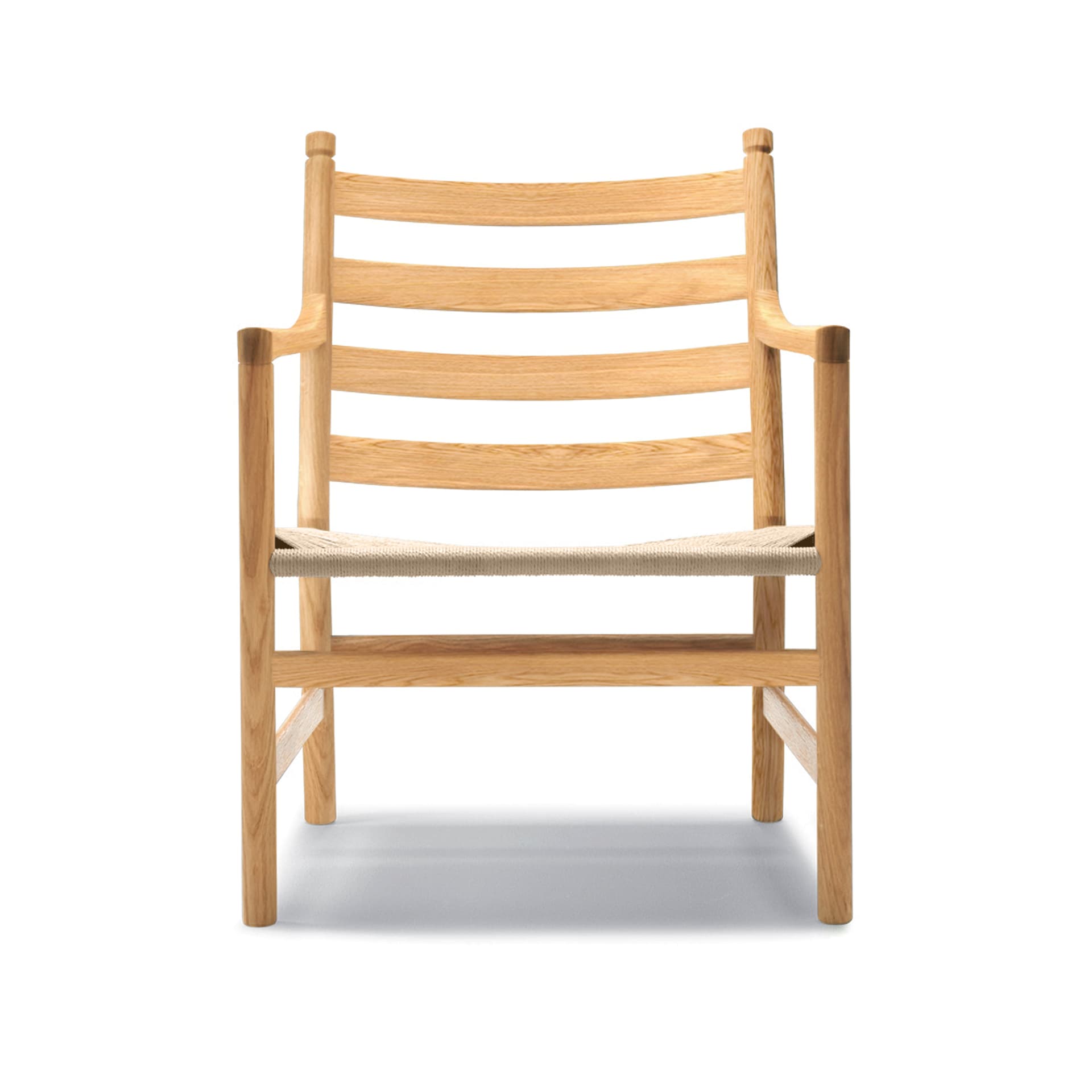 Carl Hansen - CH44 Ek Oljad / Snöre Natur - Lenestoler - Hans J. Wegner - Tre farget - Naturlig materiale/Tre