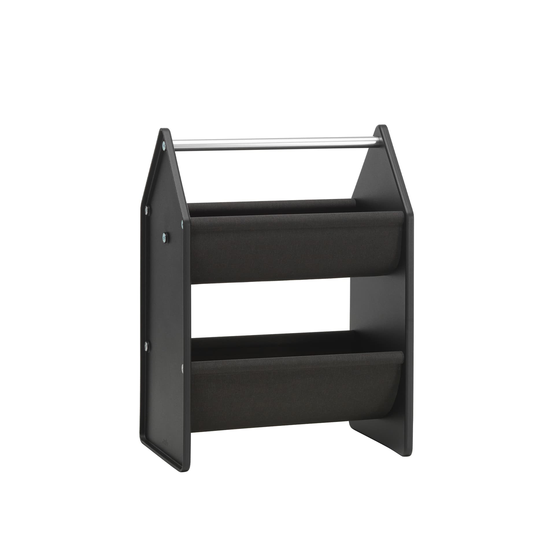 Vitra - Drop Box förvaring Deep Black RE - Kurver og bokser - Konstantin Grcic - Svart - Metall/Plast