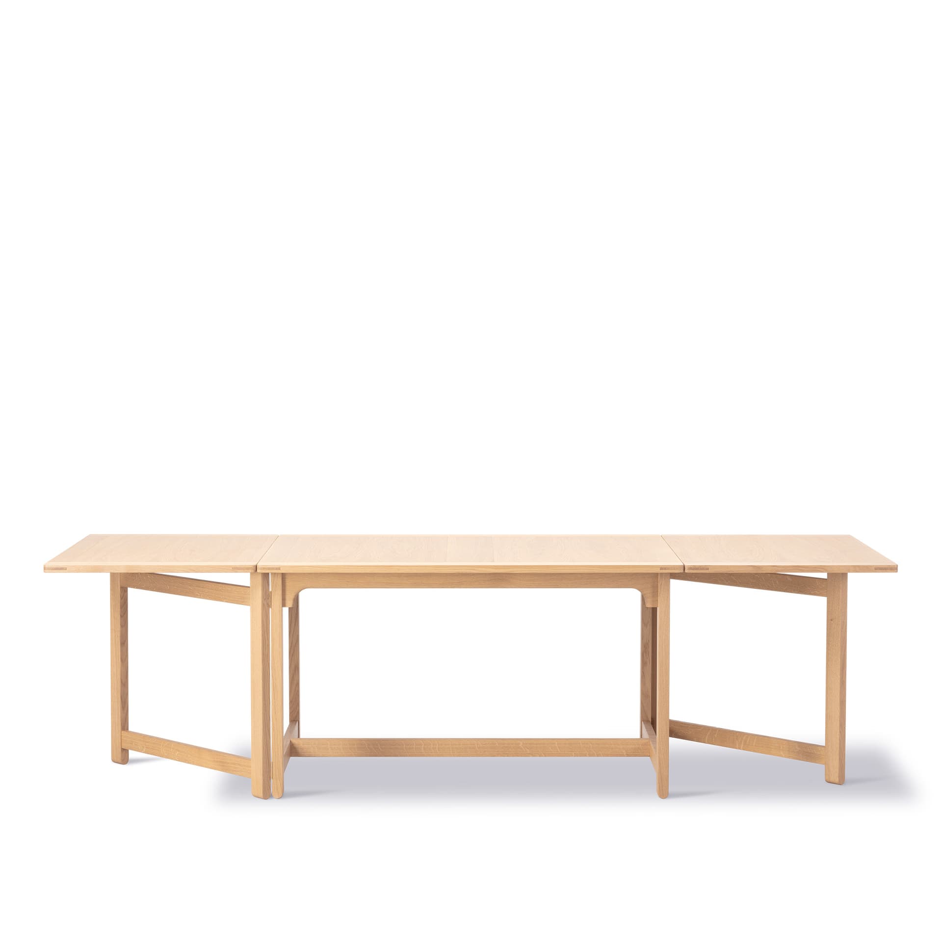 Fredericia Furniture - BM71 Library Table - 126/189/252 x 93 cm - height 72 cm - Oak lacquer - Spisebord - Børge Mogensen - Tre farget