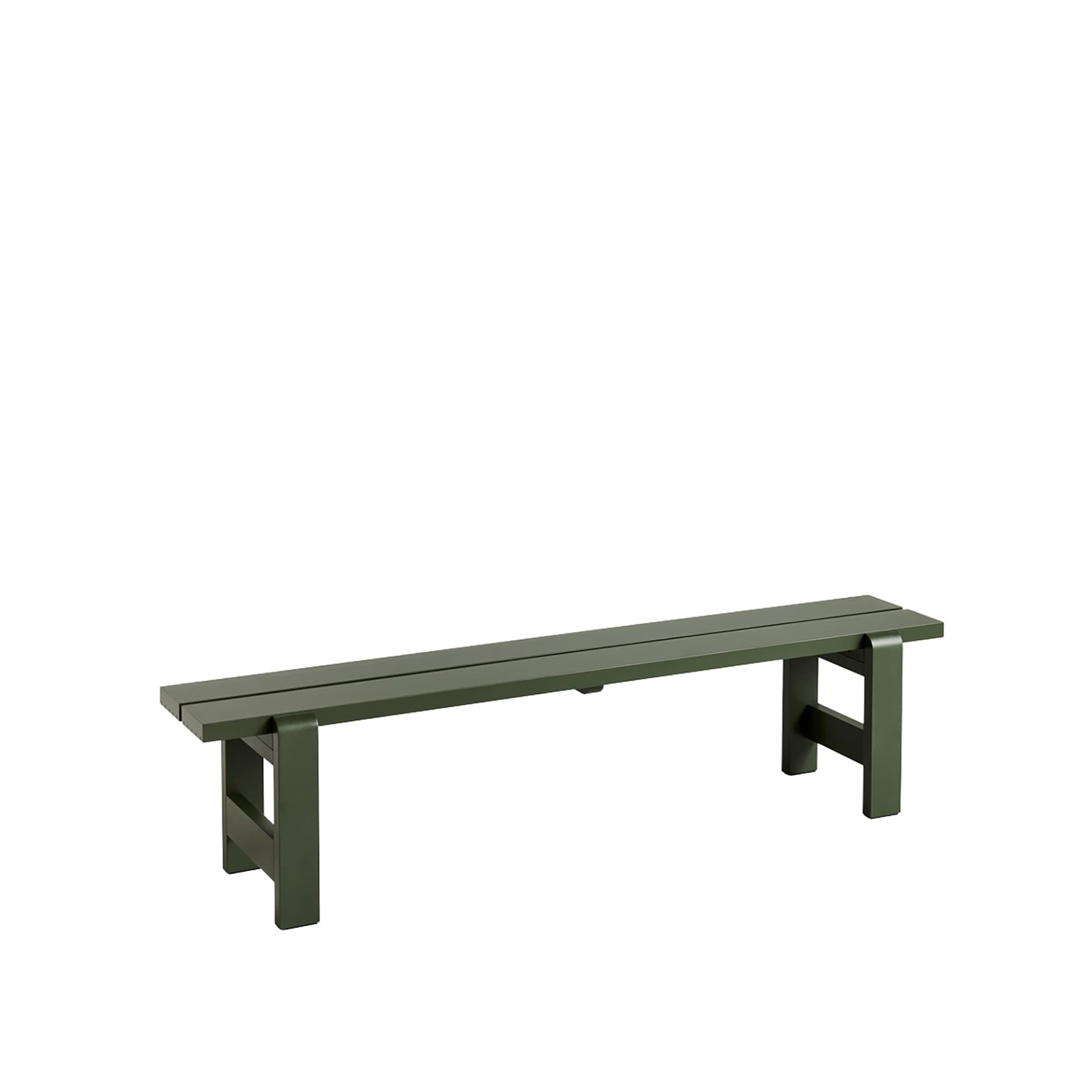 HAY - Weekday Bench 190x32 cm / Olive - Hagebenker & sofaer - Hannes & Fritz - Grønn - Tre