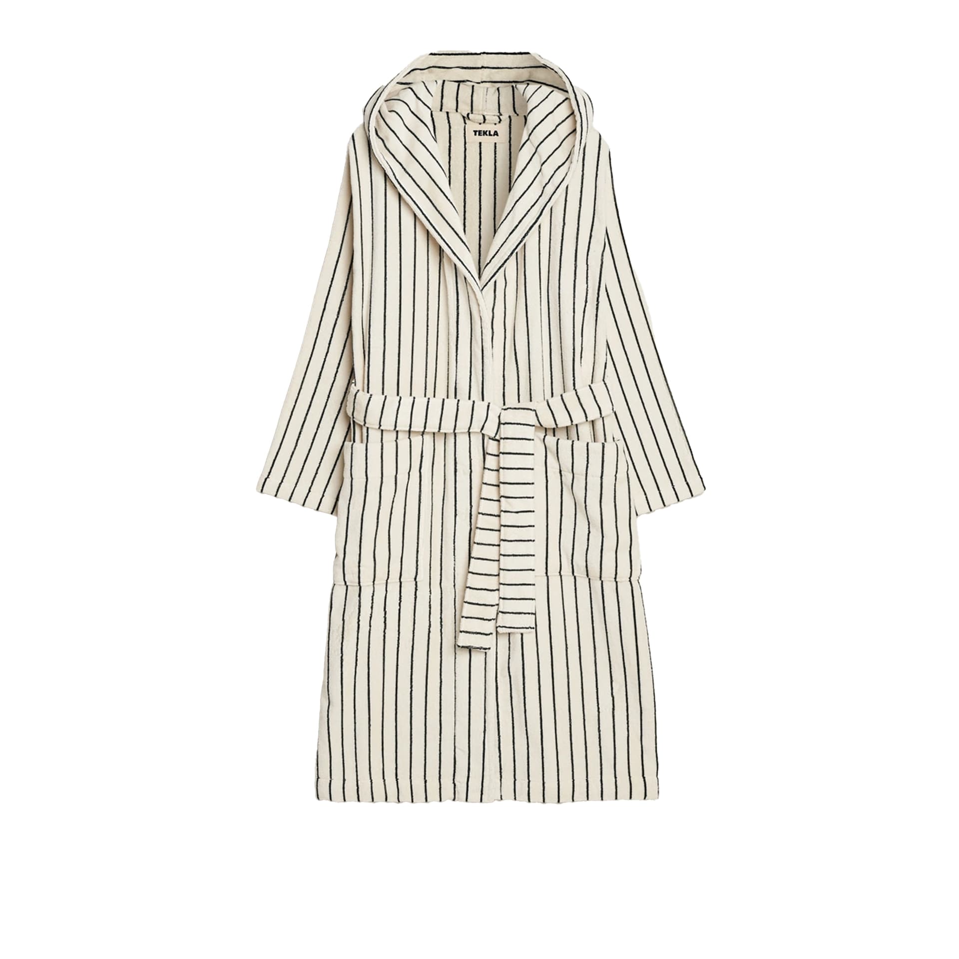 Tekla - Hooded Bathrobes L, Racing Green - Badekåper - Bomull