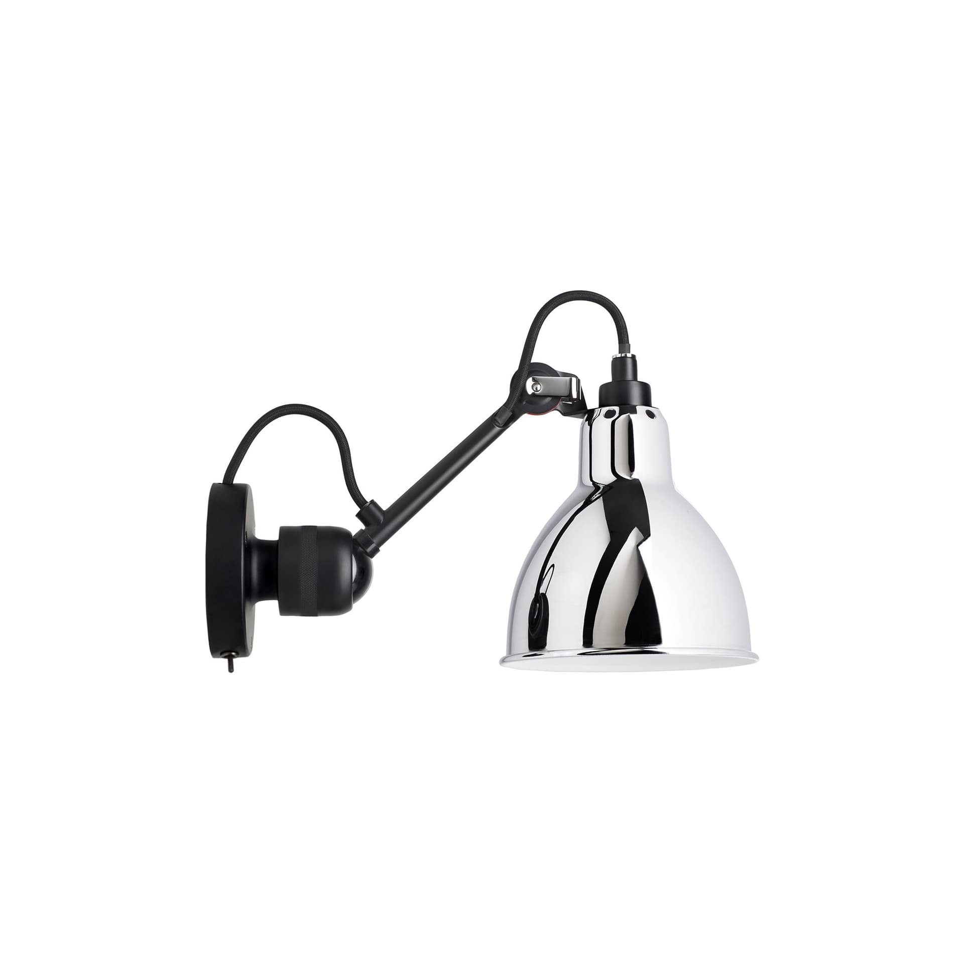 Lampe Gras - 304SW Vegglampe Svart/Krom