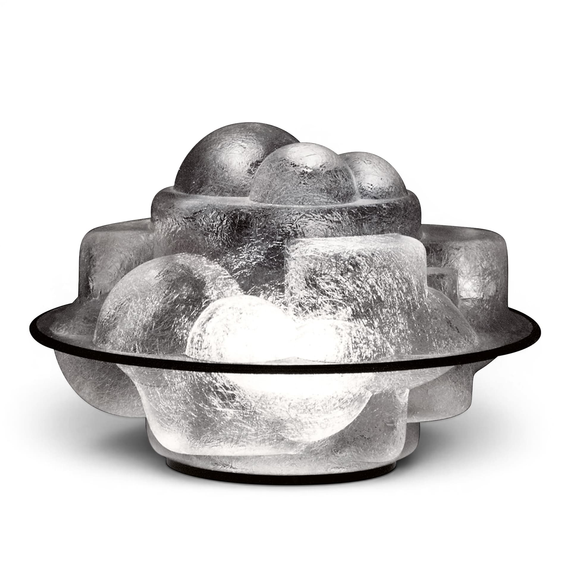 Martinelli Luce - Profiterolle – E14 - Bordlamper - Sergio Asti - Gjennomsiktig - Metall/Plast