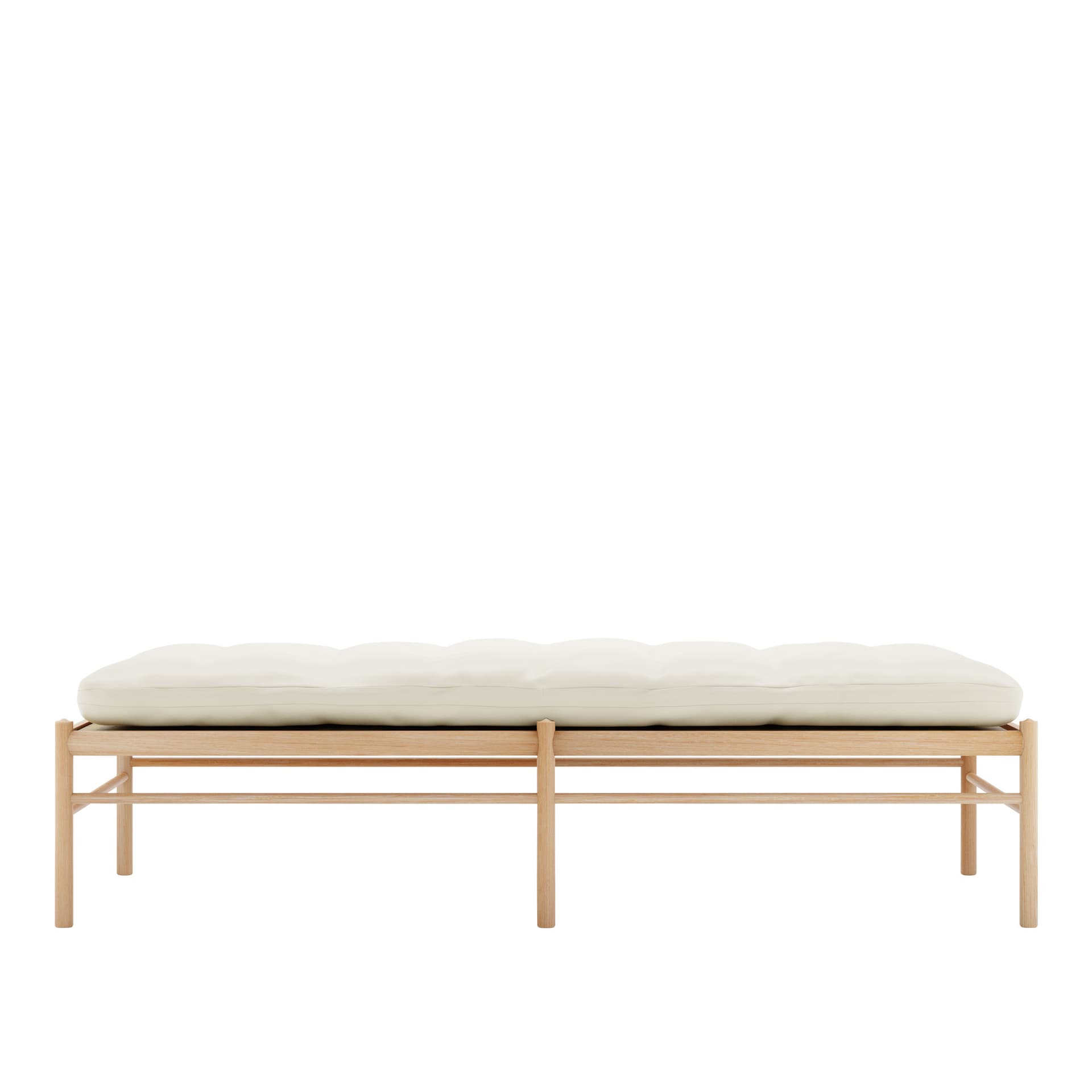 Carl Hansen - OW150, Oljad Ek, Lädergrupp B Thor - 300 - Dagsenger - Ole Wanscher - Hvit