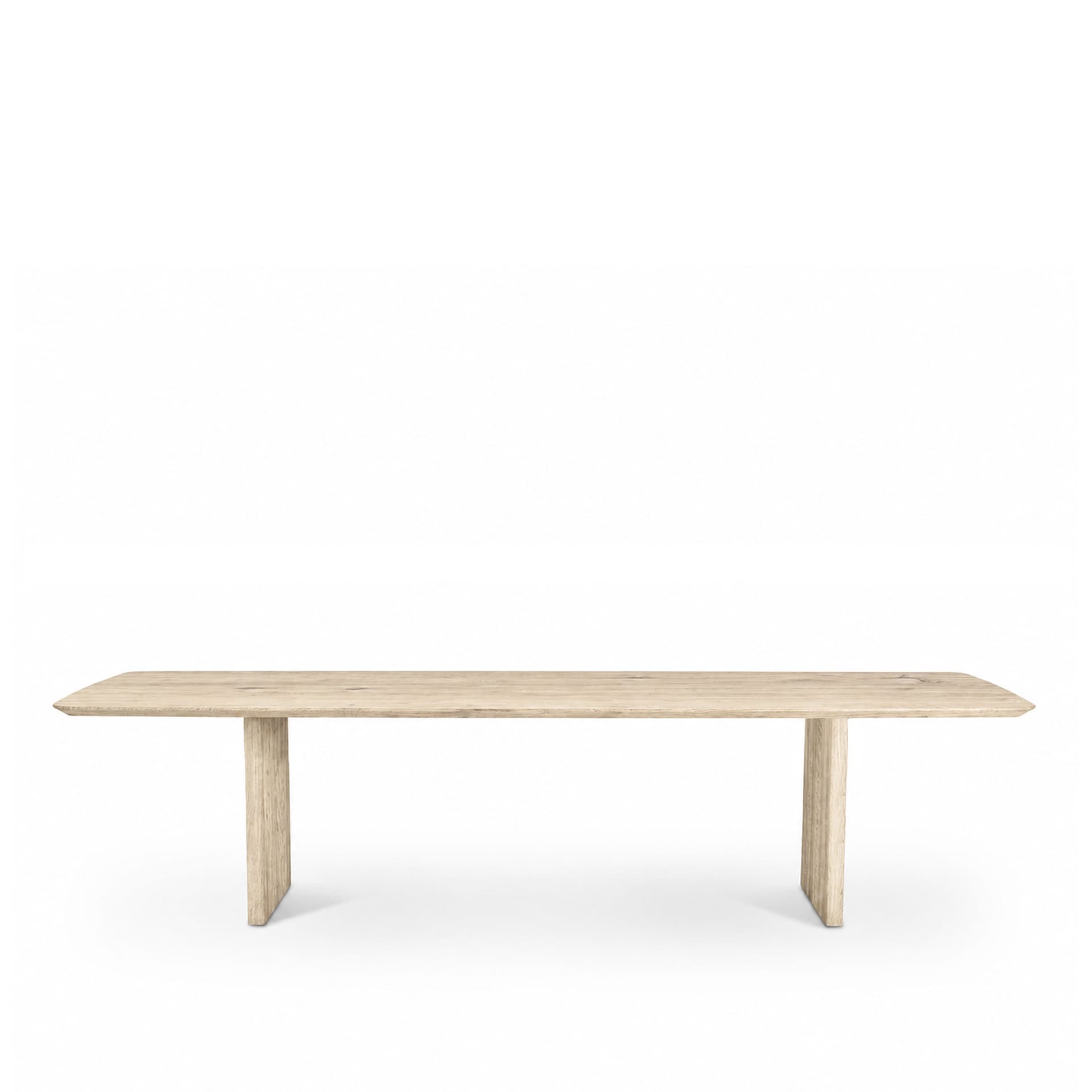 Dk3 - Ten Table 200 x 95 Wild Oak Whiteoil - Spisebord - Christian Troels,Jacob Plejdrup - Tre farget - Tre