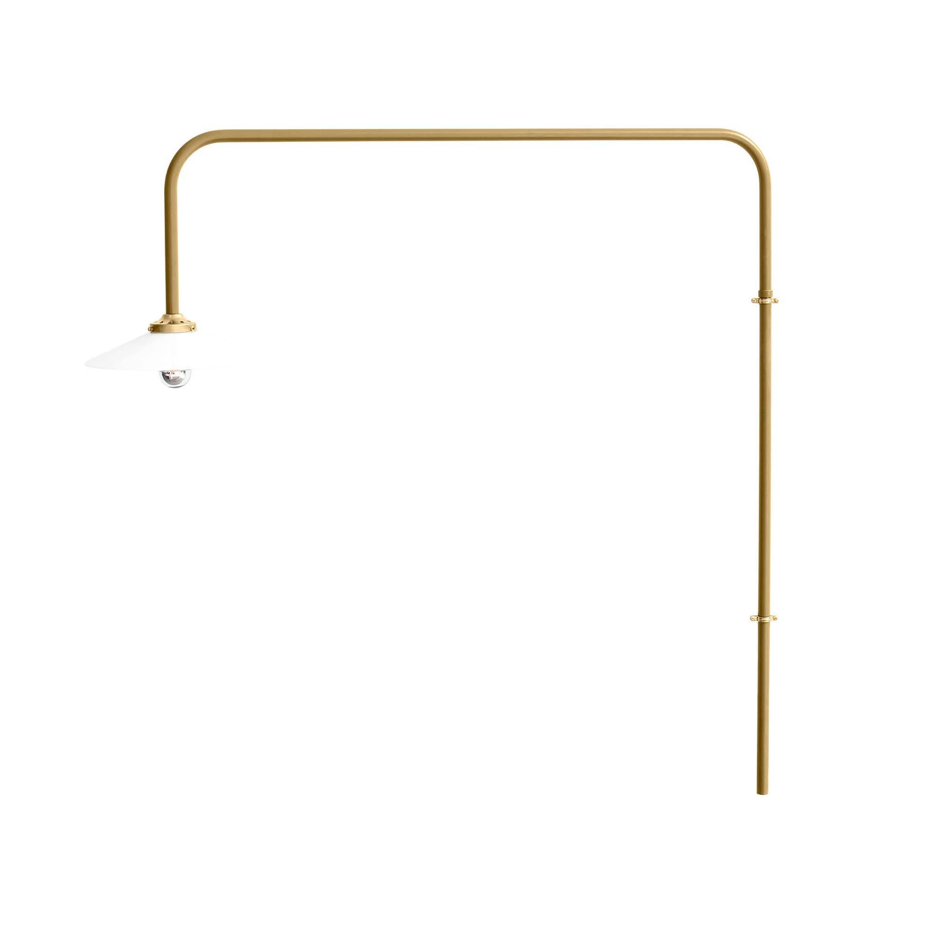 Valerie Objects - Hanging Lamp N°5 Brass - Vegglamper - Muller Van Severen - Gull - Glass/Metall