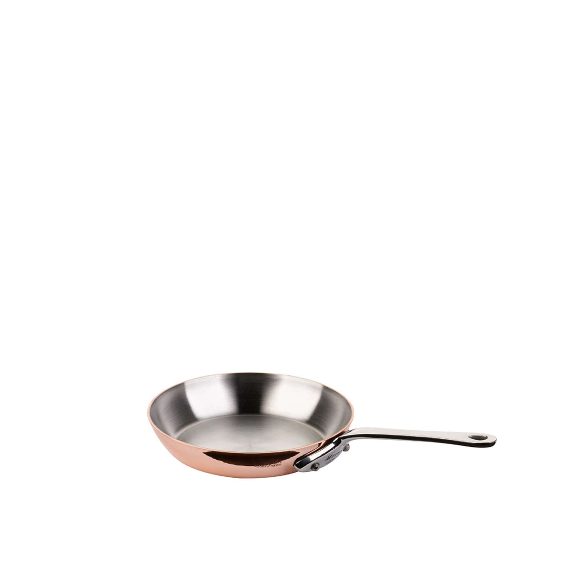 Mauviel - Mini Saucepan Copper/Steel - 12 cm - Stekepanner - Sølv,Kobber