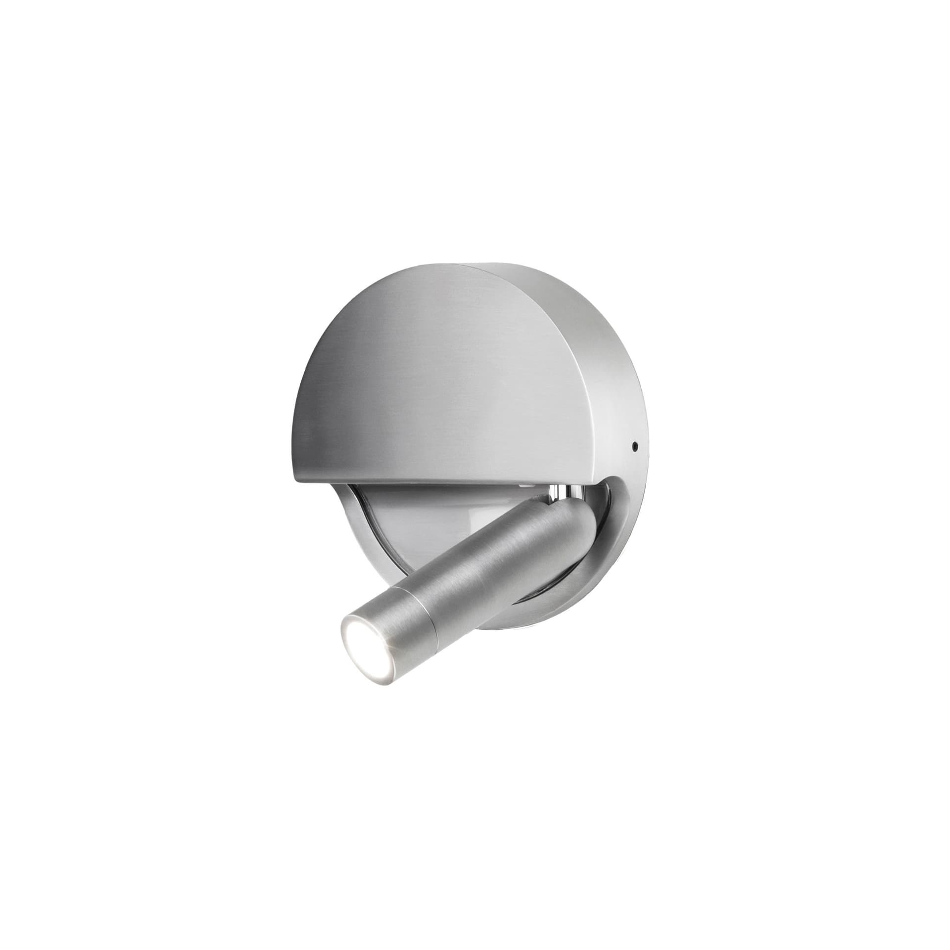 Marset - Ledtube R Right - Aluminium - Sengelamper - Daniel López - Sølv - Metall/Plast