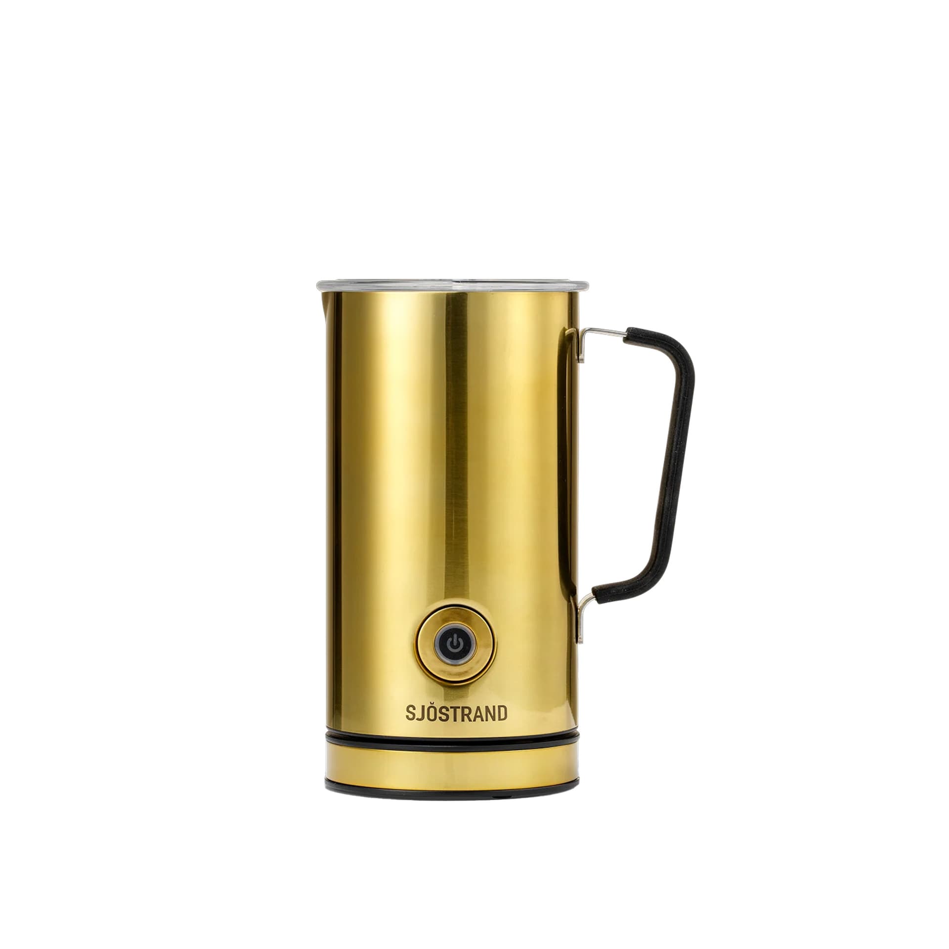 Sjöstrand Coffee - The Milk Frother Brass melkeskummer - Melkeskummere - Gull - Metall/Plast