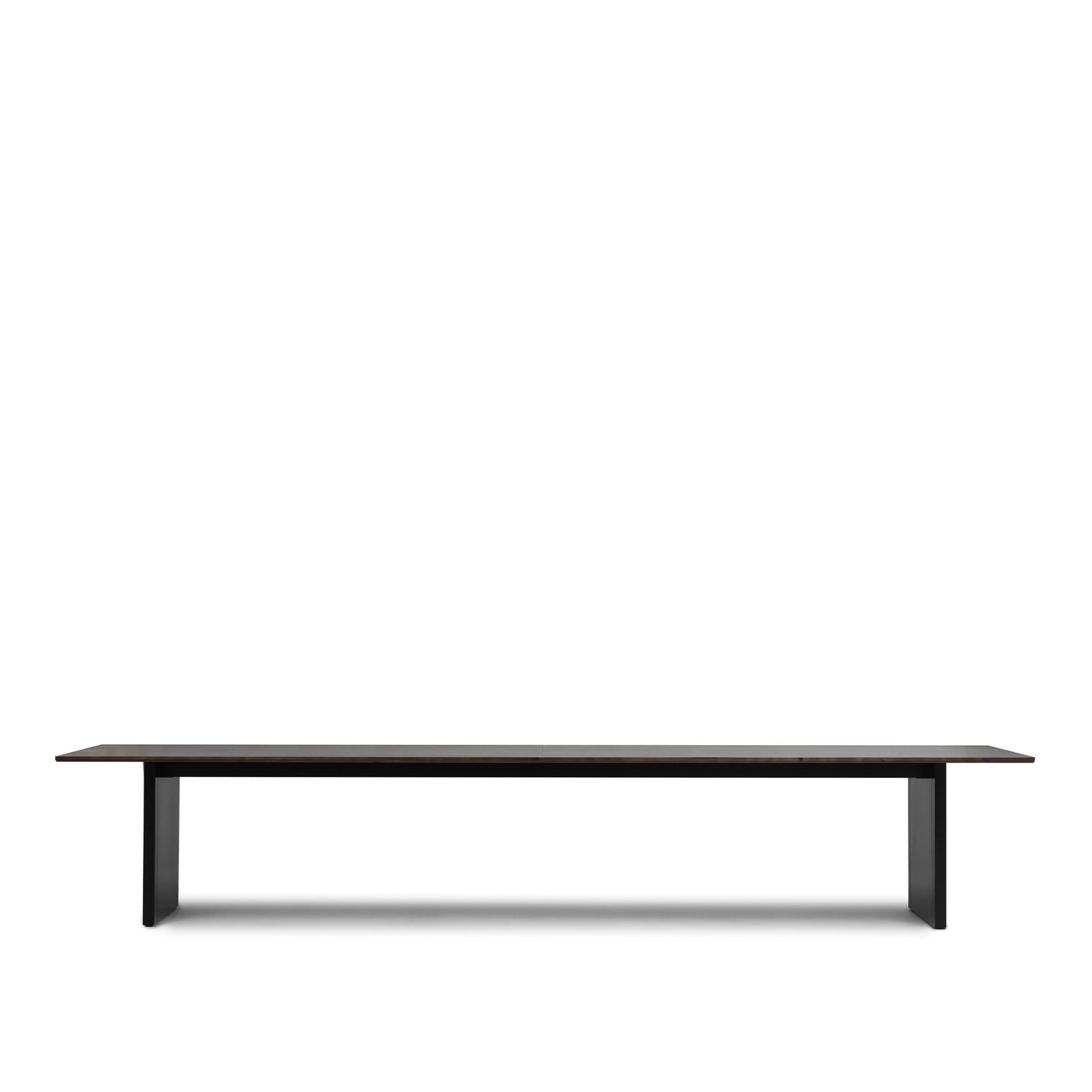 Normann Copenhagen - Panel Table 100 x 420 cm Black Dark Brown - Spisebord - Simon Legald - Brun - Metall/Tre