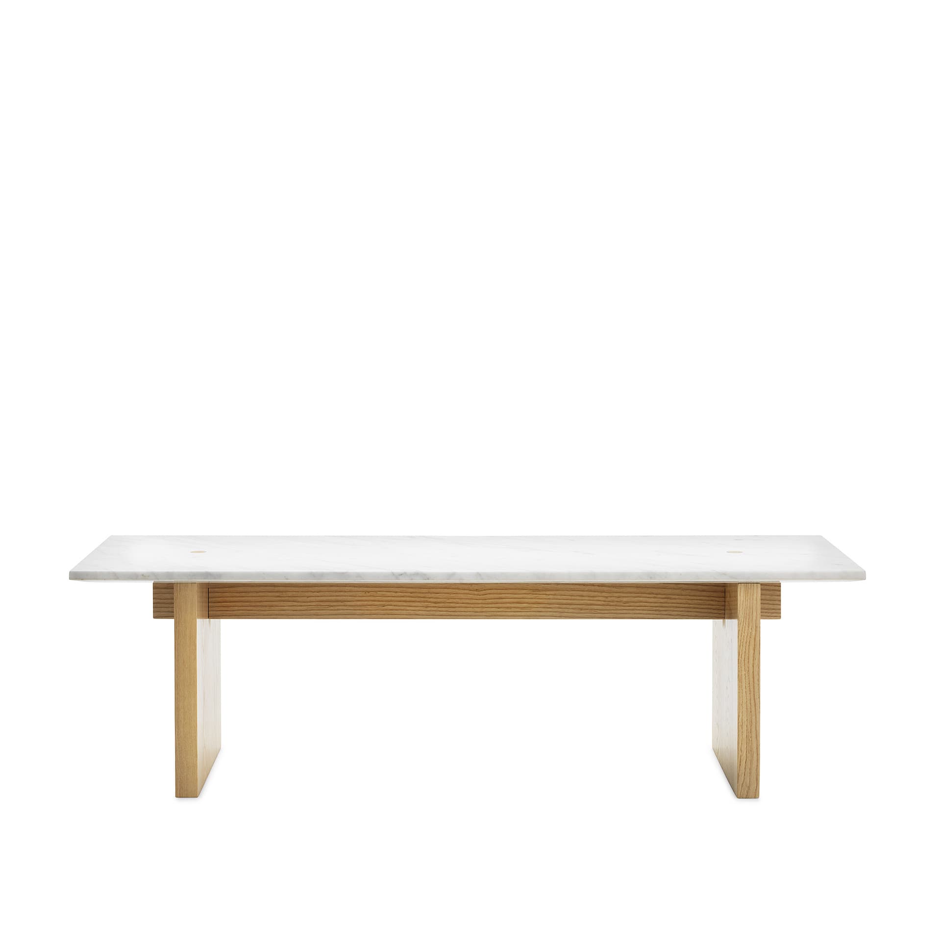Normann Copenhagen - Solid Table - White - Sofabord - Lars Beller Fjetland - Hvit - Tre/Stein