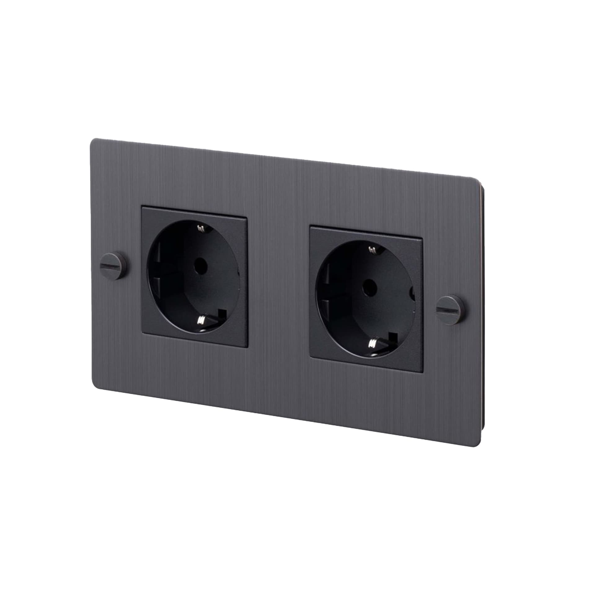 Buster + Punch - EU 2G Socket Schuko Type F Smoked Bronze - Annet belysningstilbehør - Bronse