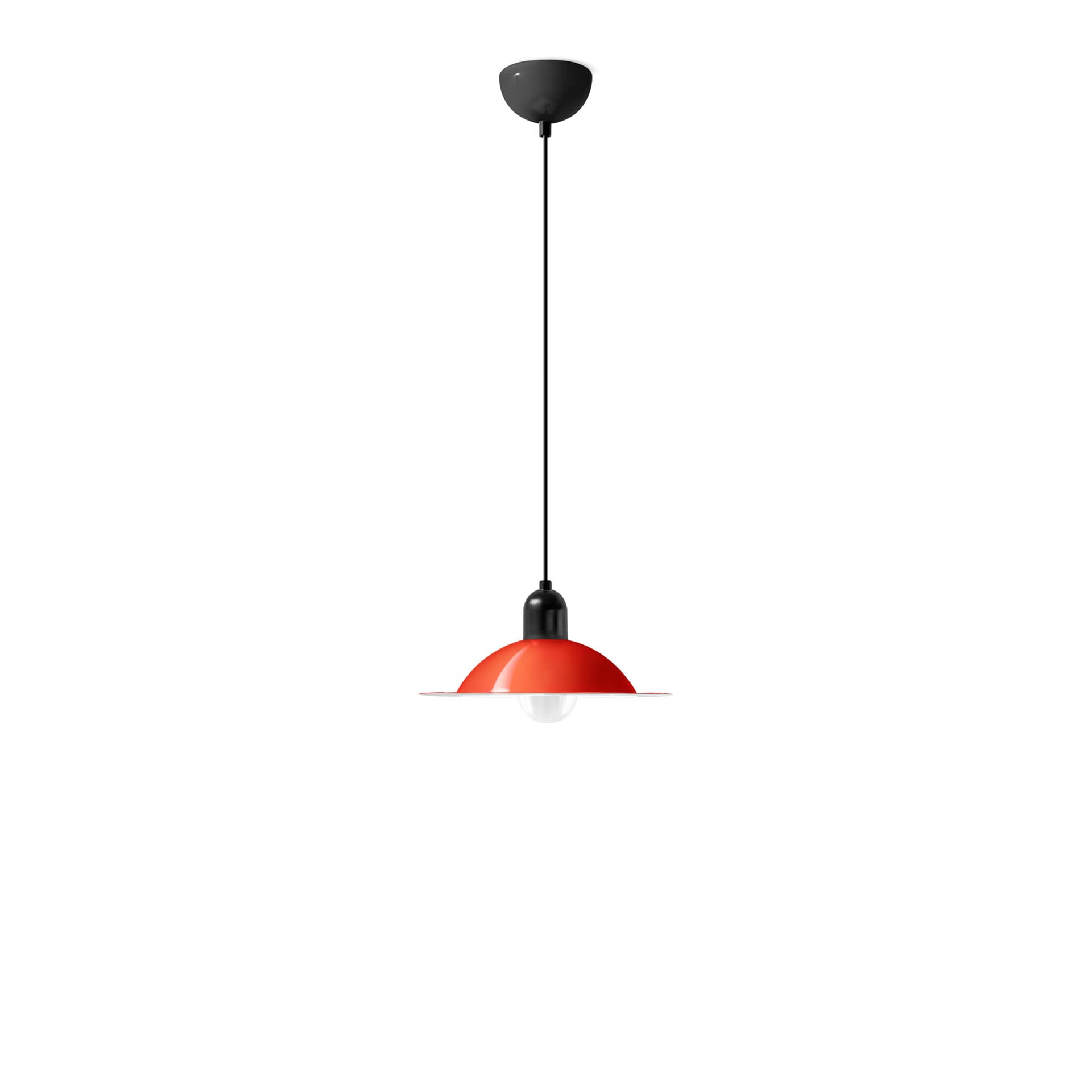 Stilnovo - Lampiatta LED-hengelampe, korall, Ø 28 cm
