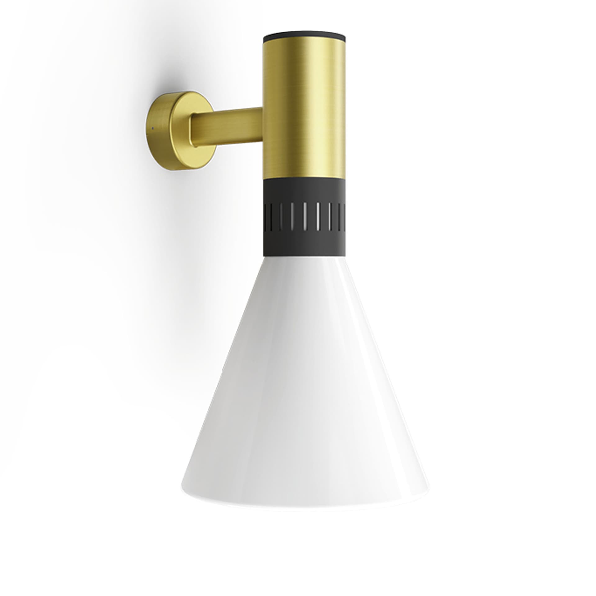 Stilnovo - Cono Phase-Cut vegglampe satin gold - Vegglamper - Stilnovo - Gull