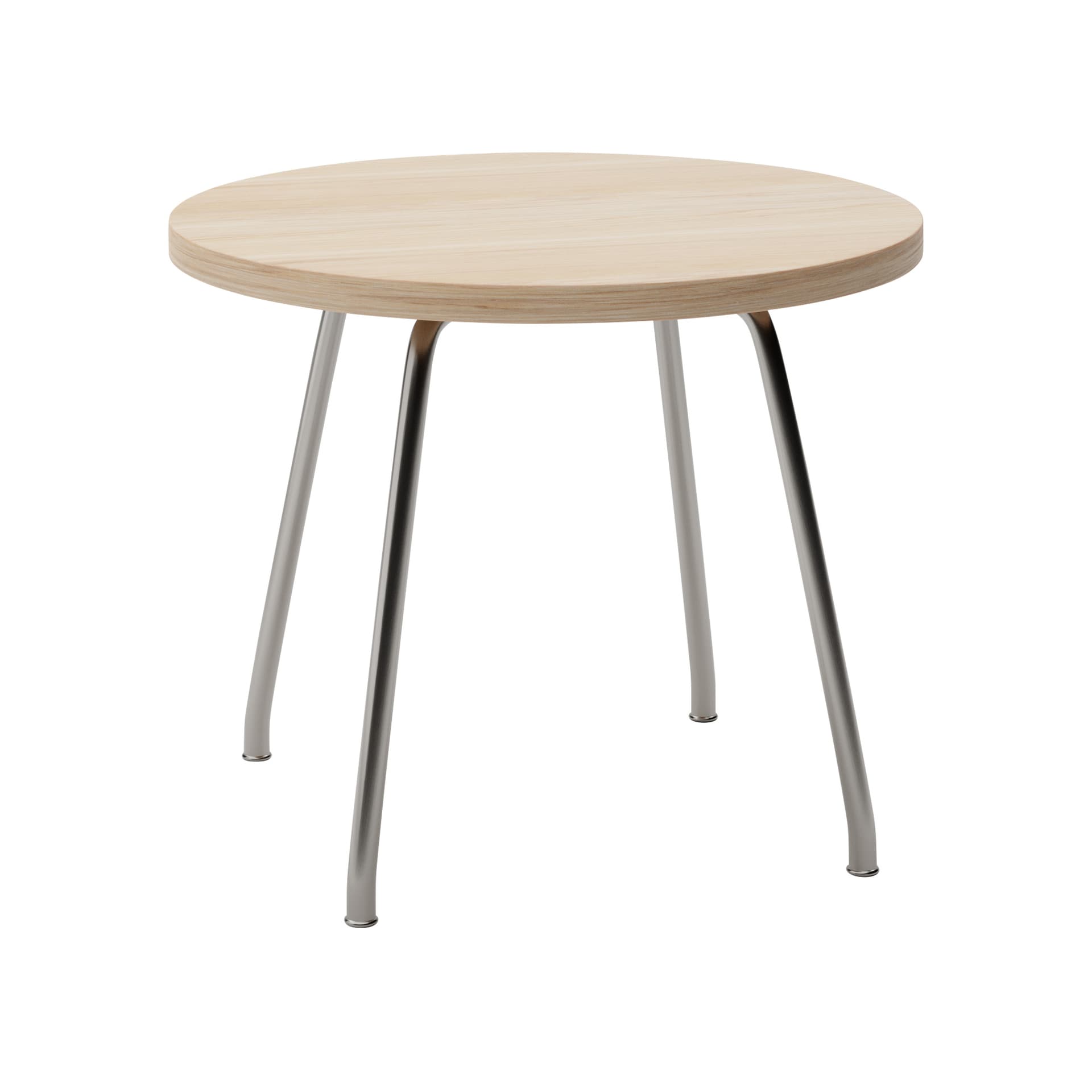 Carl Hansen - CH415, Vitoljad Ek, Rostfritt stål - Småbord & sidebord - Hans J. Wegner - Tre farget - Metall/Tre