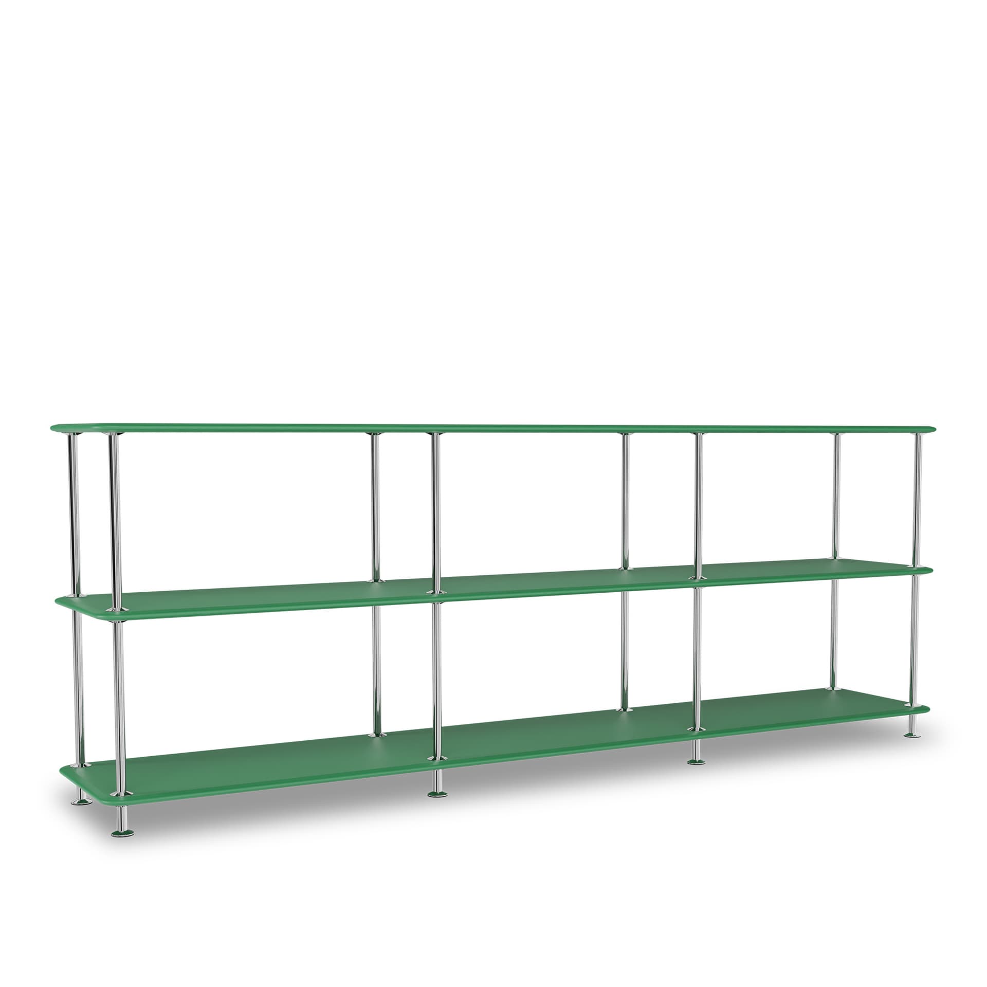 Montana - Montana Free 222000 232-Parsleystructure 44C-Chrome - Hyller & Hyllesystem - Jakob Wagner - Grønn - Metall/Tre