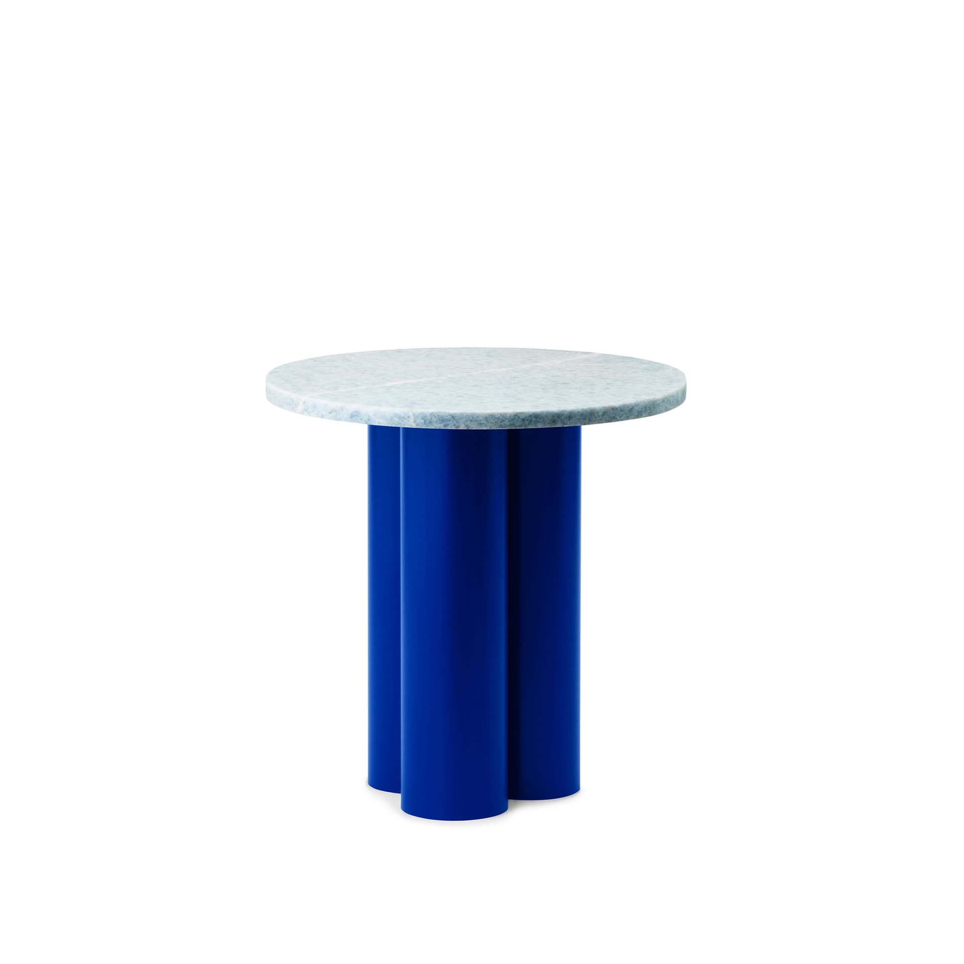 Normann Copenhagen - Dit Table Bright Blue - Blue Diamond - Småbord & sidebord - Metall/Stein