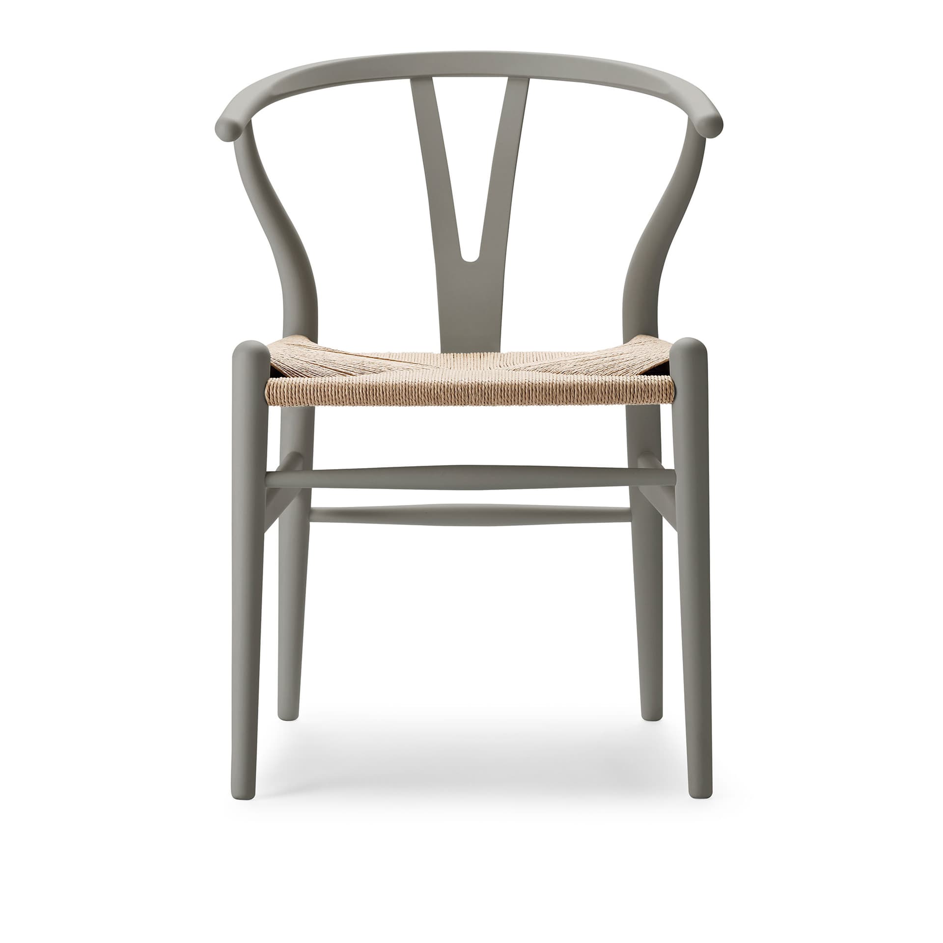 Carl Hansen - CH24 Y-stolen Bok Clay - Spisestoler - Hans J. Wegner - Beige - Papir/Tre