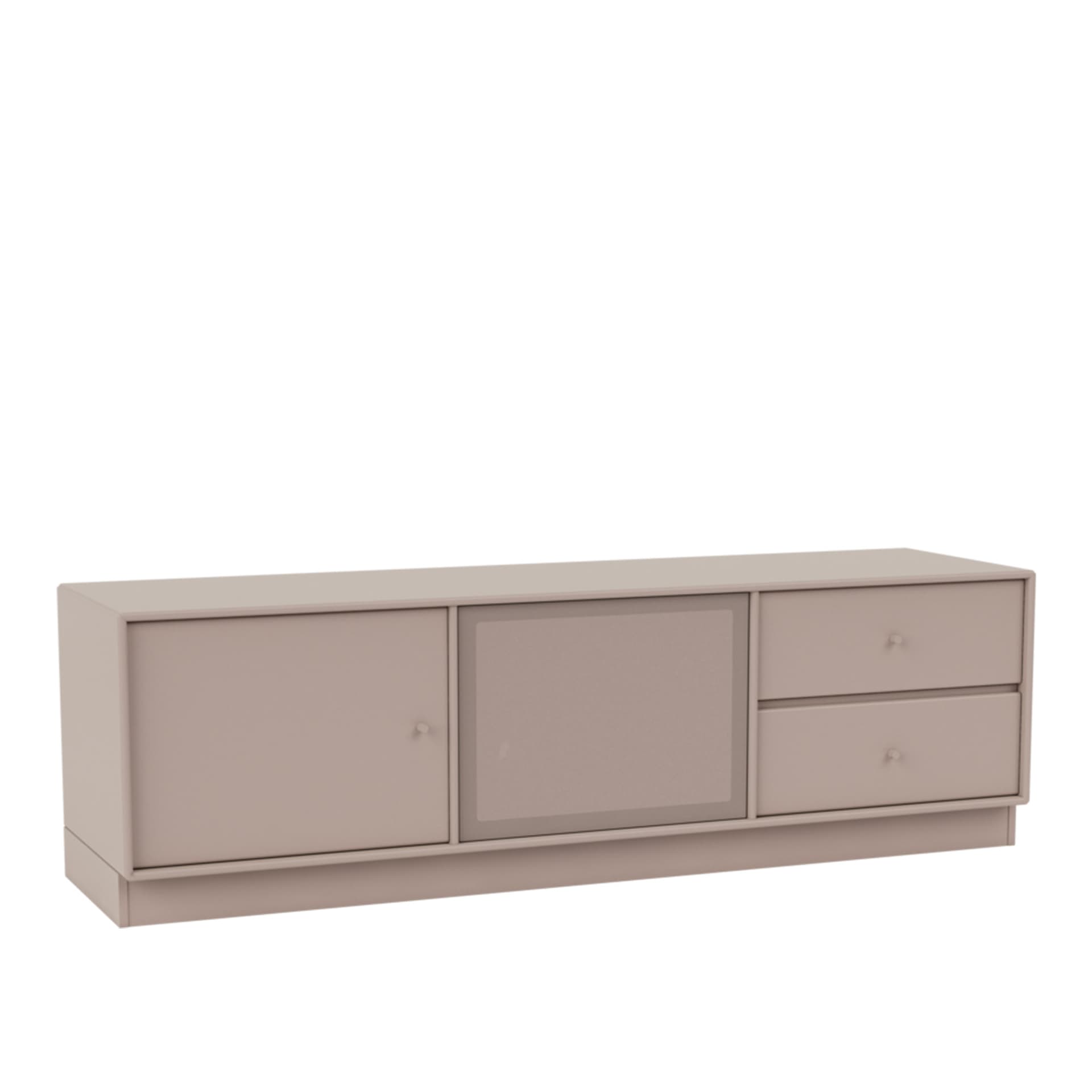 Montana - Octave Vi TV Bench 137-Mushroom 07 Plinth 7 cm - TV-benker - Peter J. Lassen - Beige - Tre