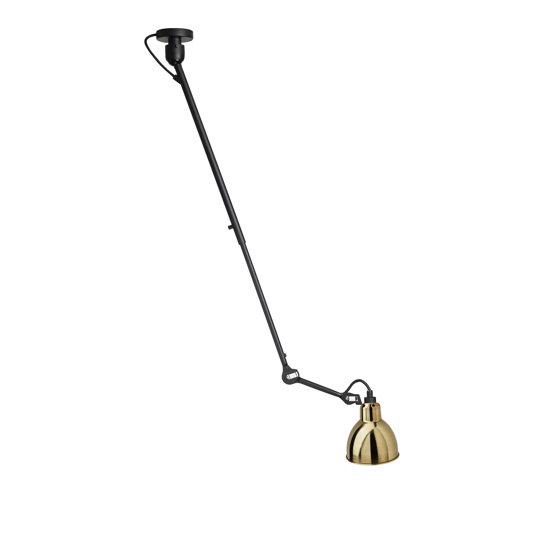 DCWéditions - Lampe Gras No302 - Round, Mässing - Pendellamper - Bernard-Albin Gras - Gull