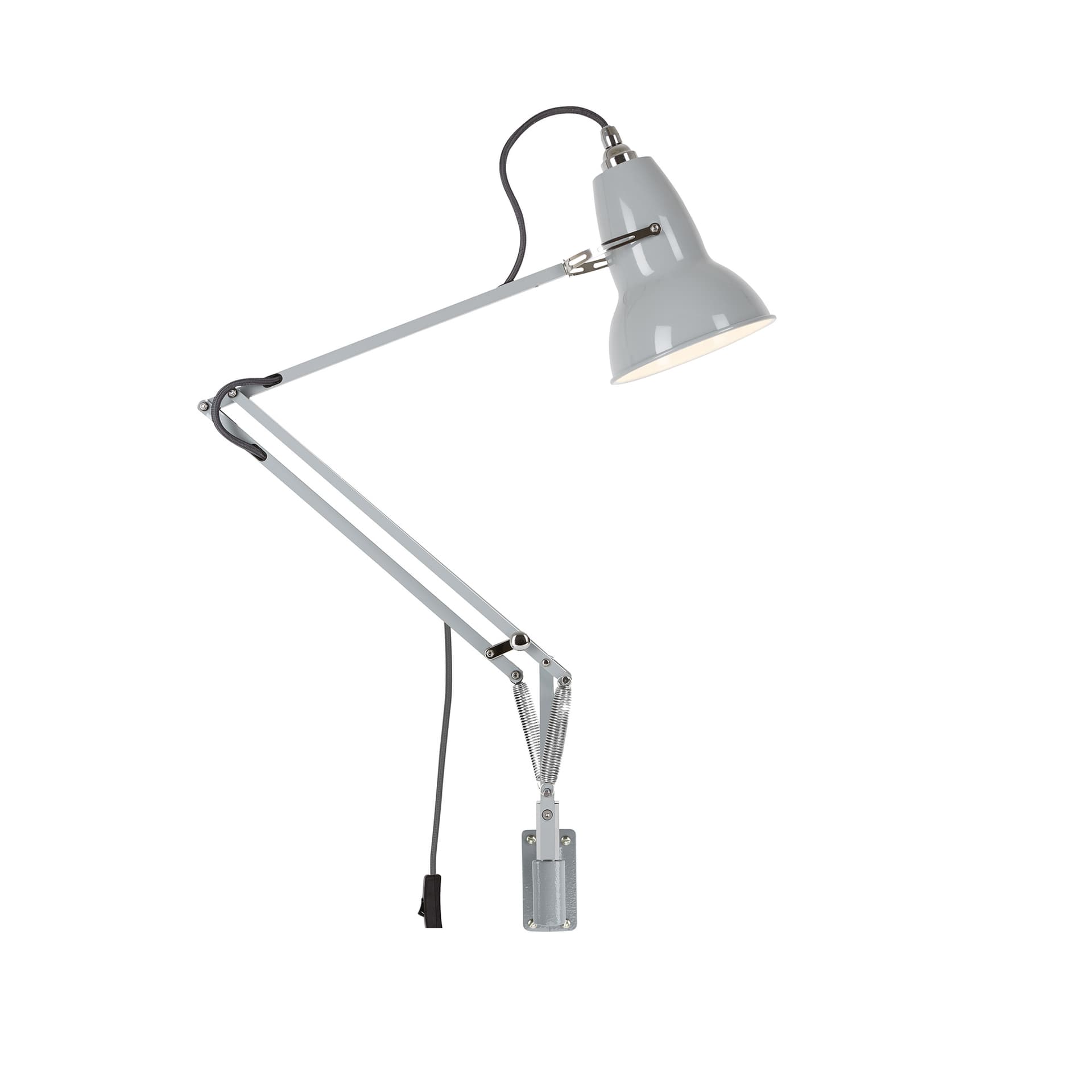 Anglepoise - Original 1227 Wall Mounted Lamp Dove Grey - Vegglamper - George Carwardine - Grå - Metall