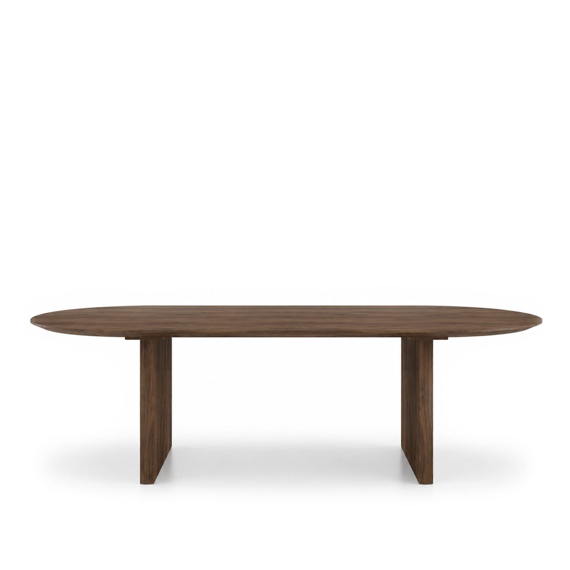 Dk3 - Ten Table Oval L200 x W95 x H72 cm  Max 2 extension leaves Walnut - oil - Spisebord - Christian Troels and Jacob Plejdrup - Brun - Tre