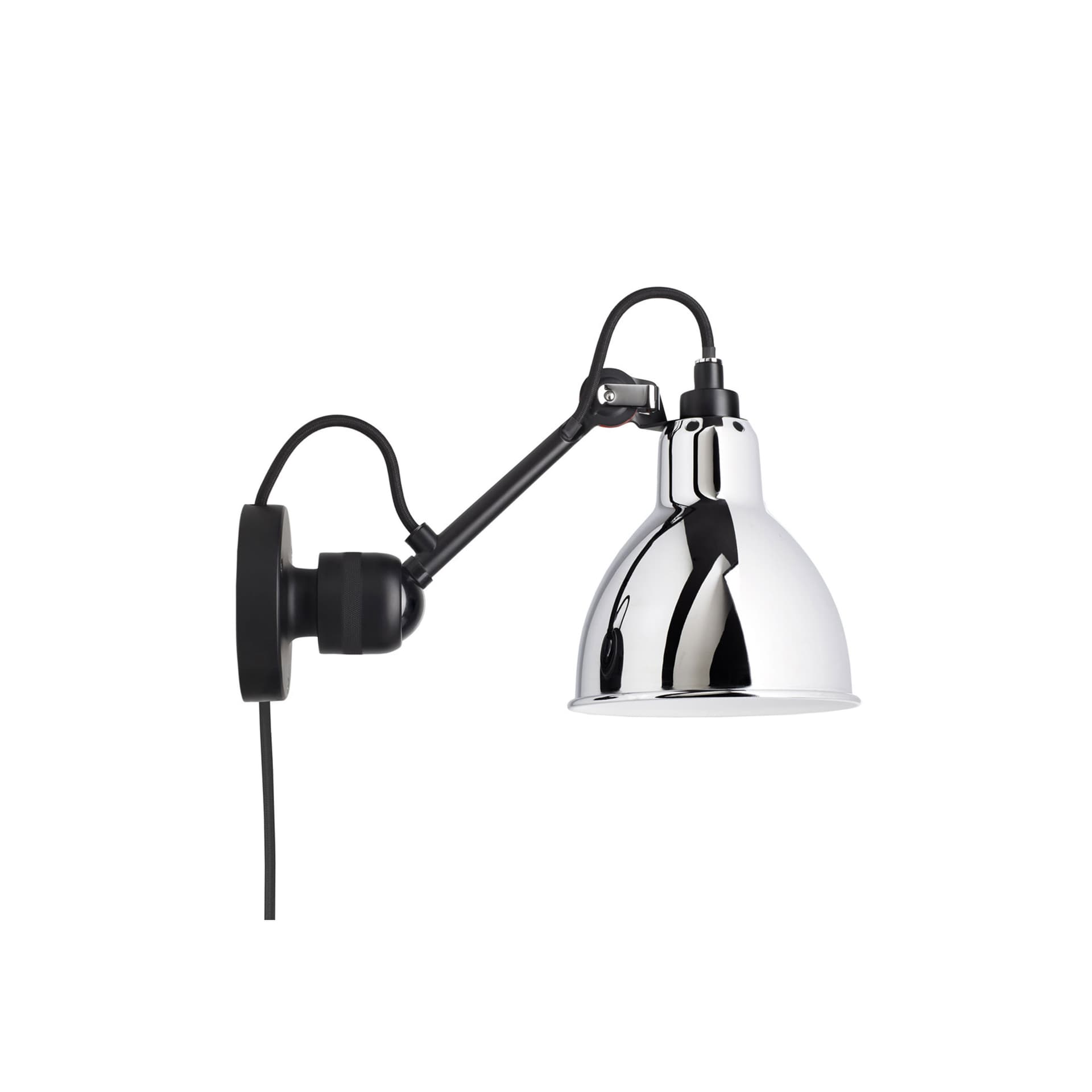 Lampe Gras - 304CA Vegglampe Krom/Glossy