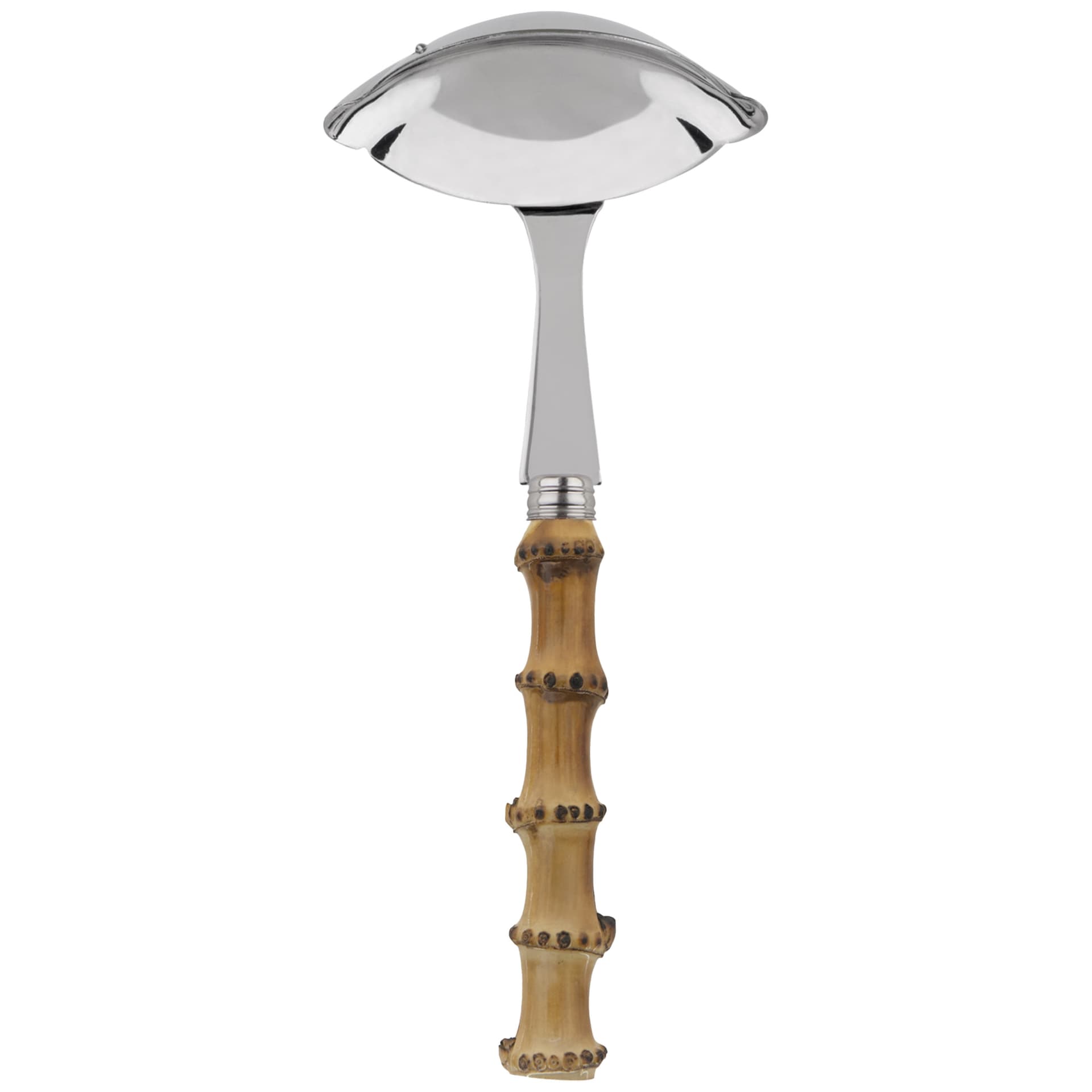 Sabre Paris - Panda Gravy Ladle Bamboo - Serveringsbestikk - Pascale Gelb - Metall