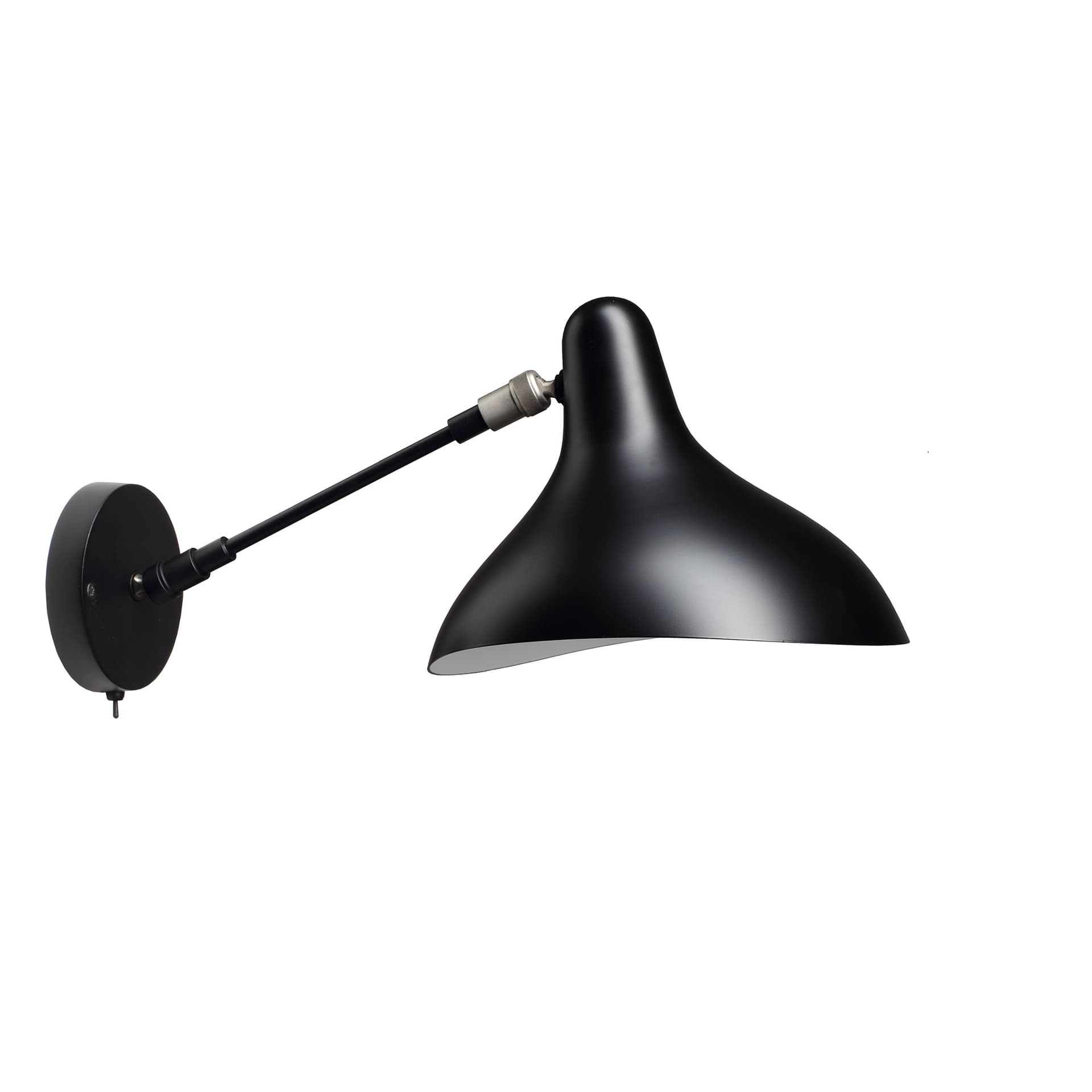 DCW - Mantis BS5 SW Vegglampe m/Bryter  Svart  Schottlander