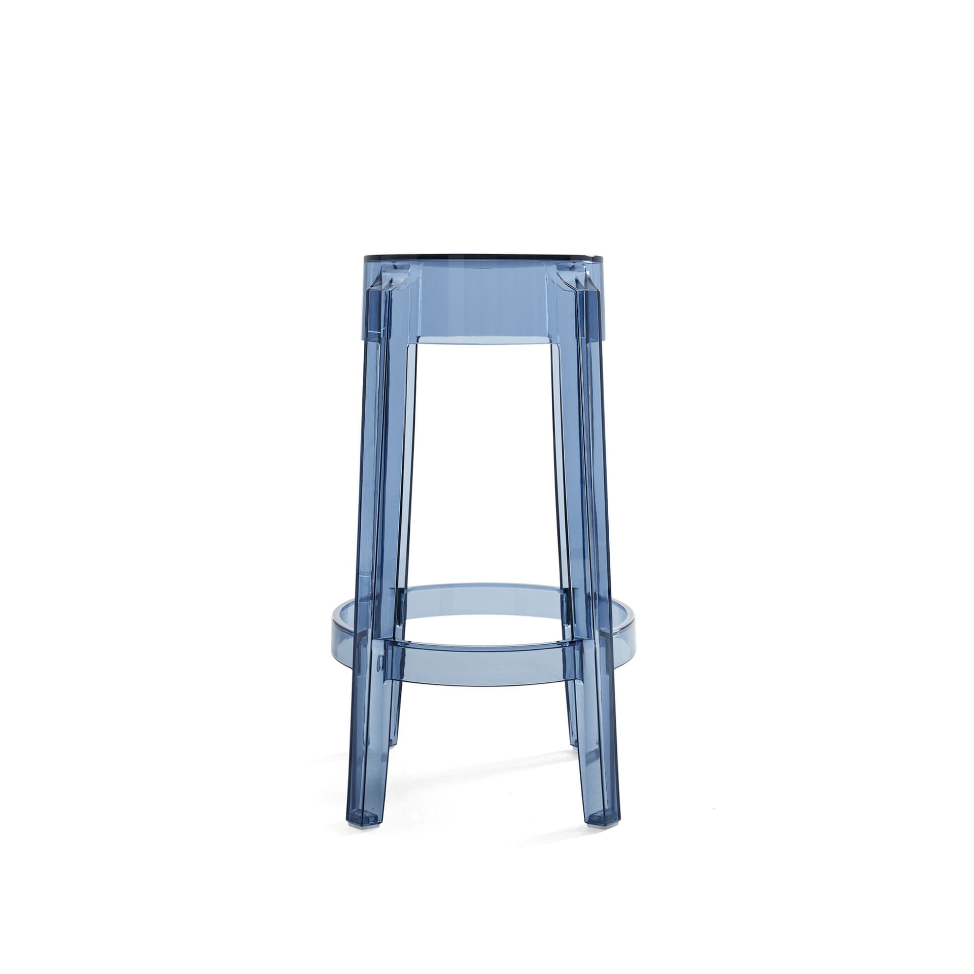 Kartell - Charles Ghost "Medio" H.65 Powder Blue - Krakker - Philippe Starck - Blå - Plast