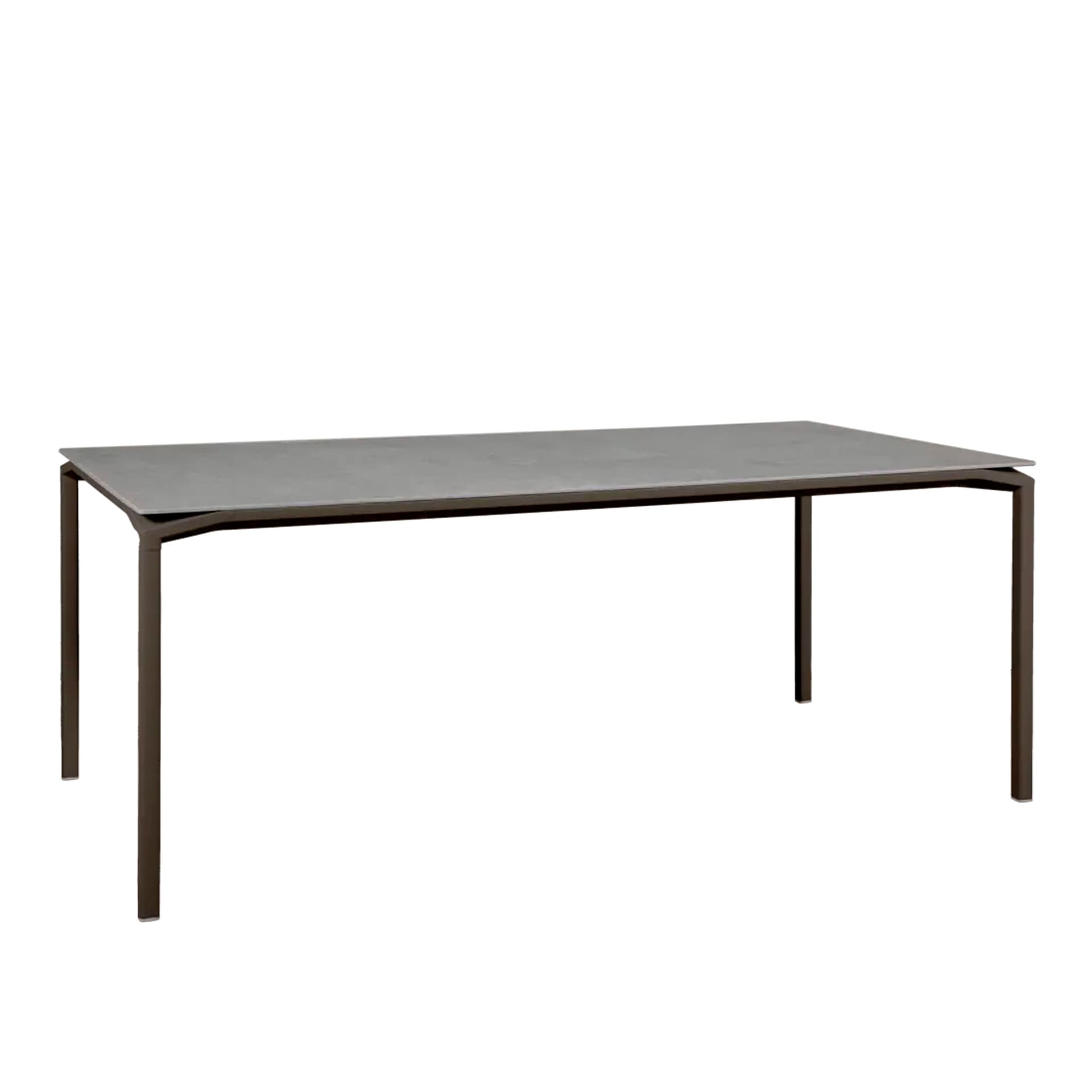 Fermob - Calvi, Mineral Table 195 x 95 cm - Tonka, Kreta - Utendørs spisebord - Brun,Grå - Metall